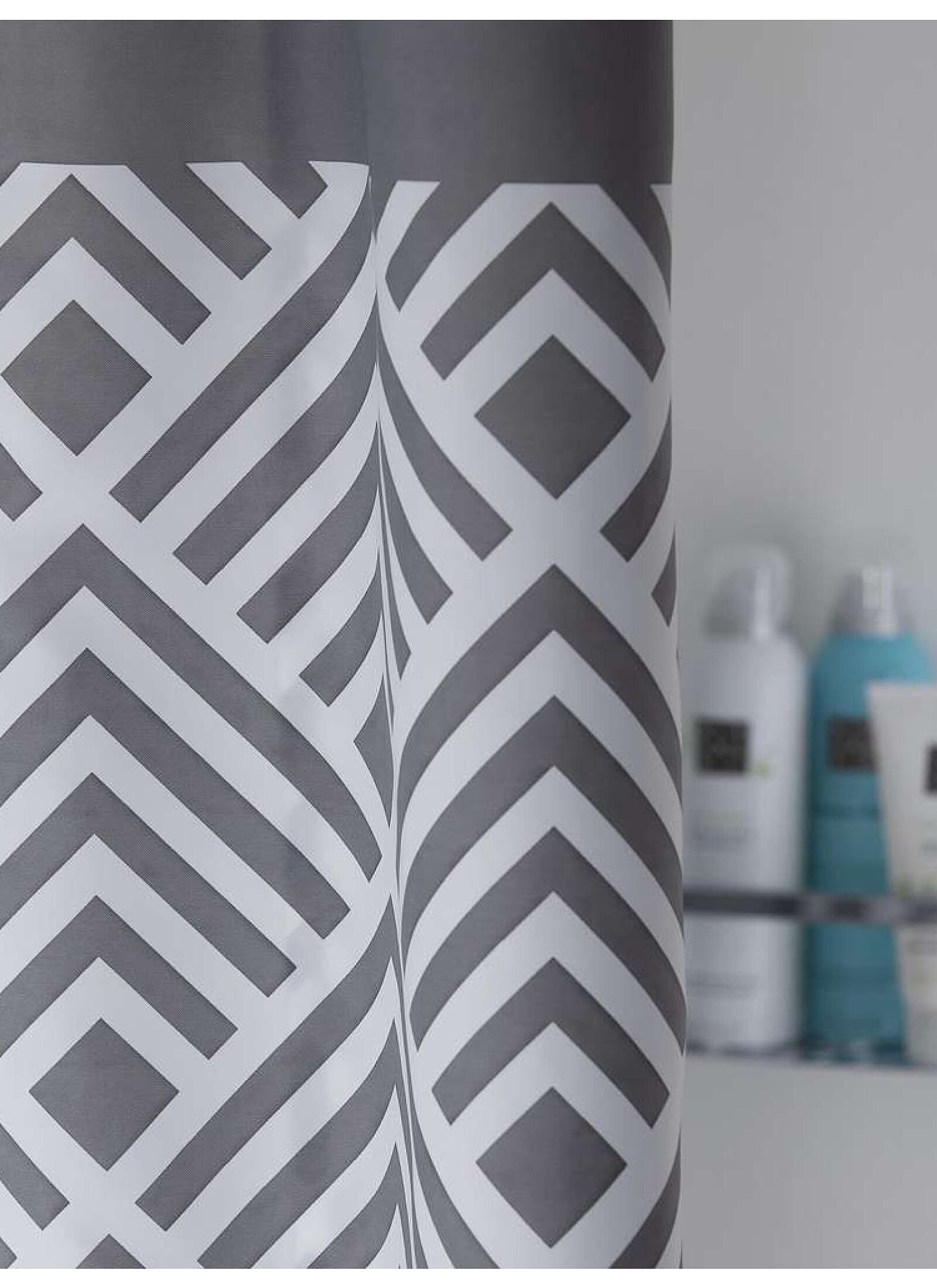 SHOWER CURTAIN ANGOLI GREY