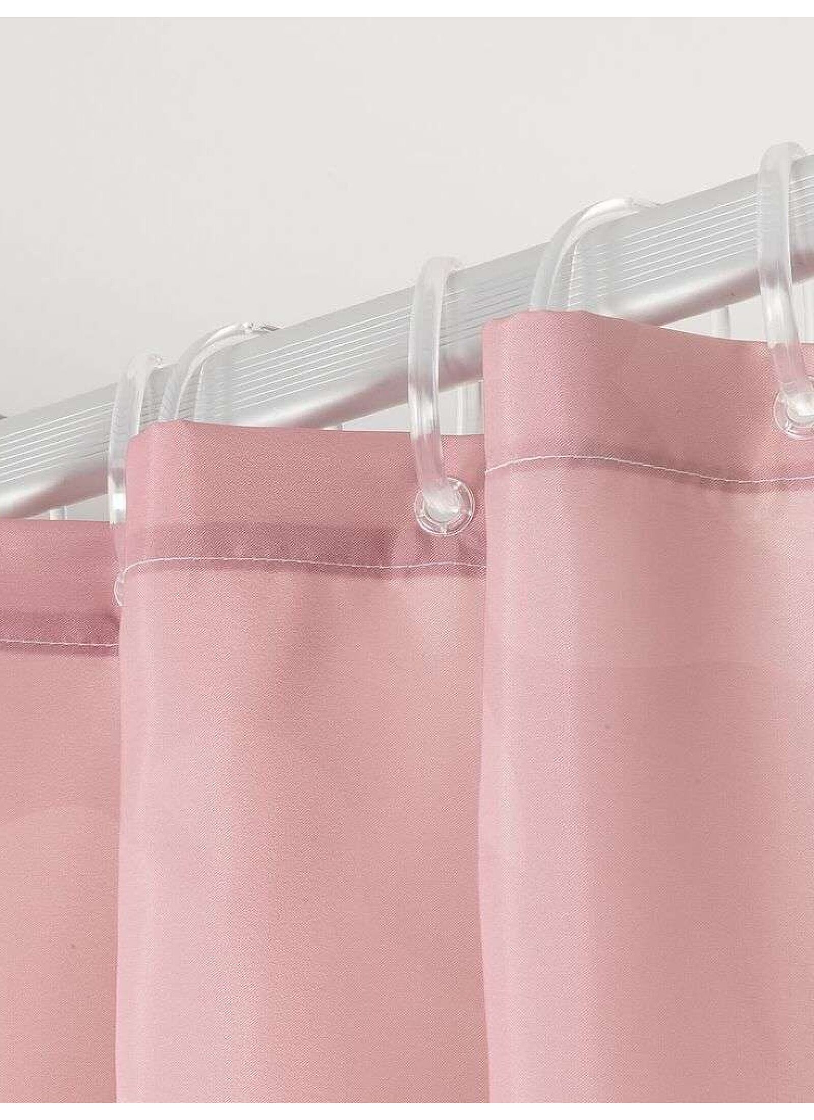 SHOWER CURTAIN EARTH DARK PINK