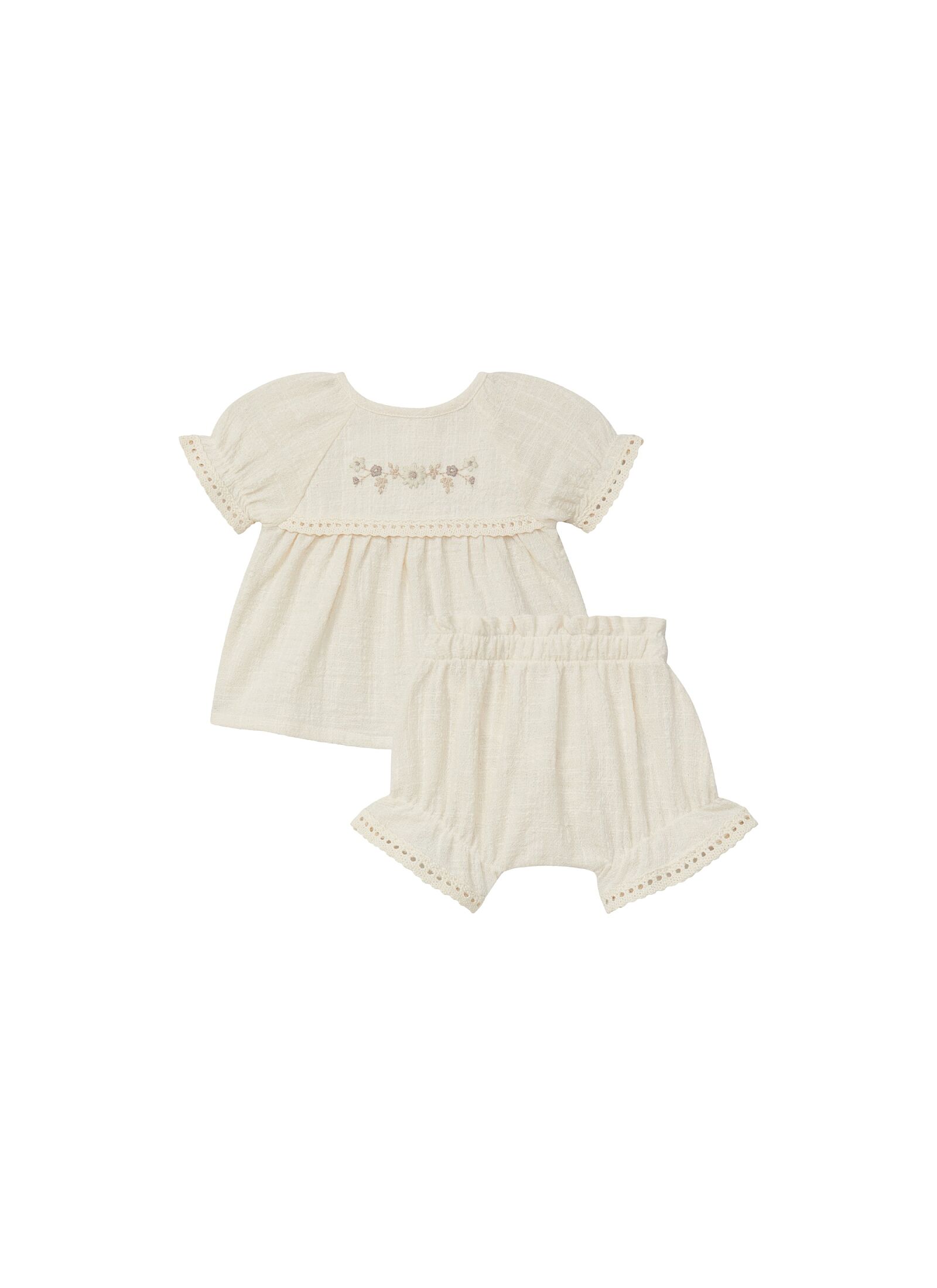 T-SHIRT &AMP; SHORTS SET NATURAL