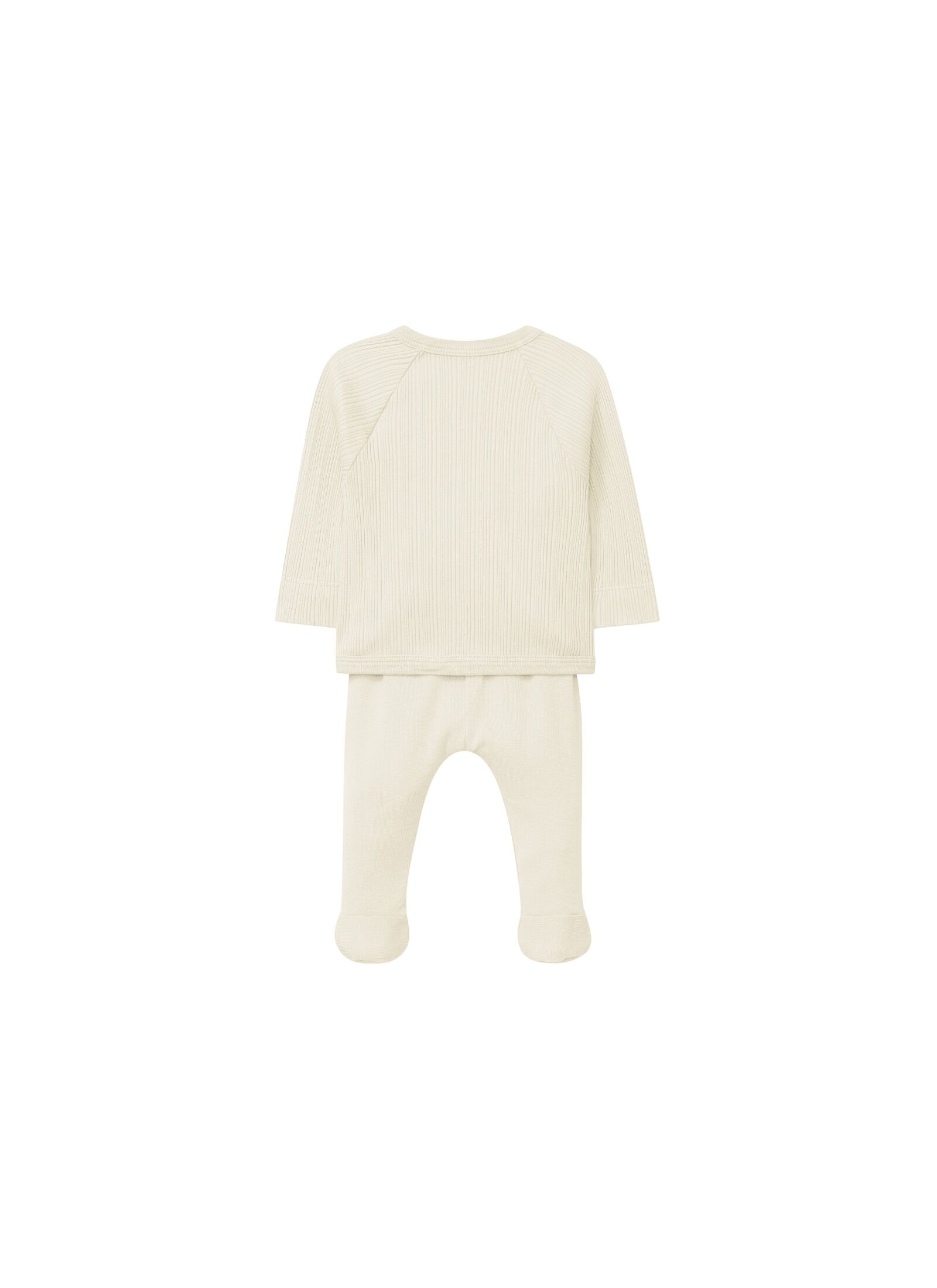 SWEATER PANTS AND HAT SET NATURAL