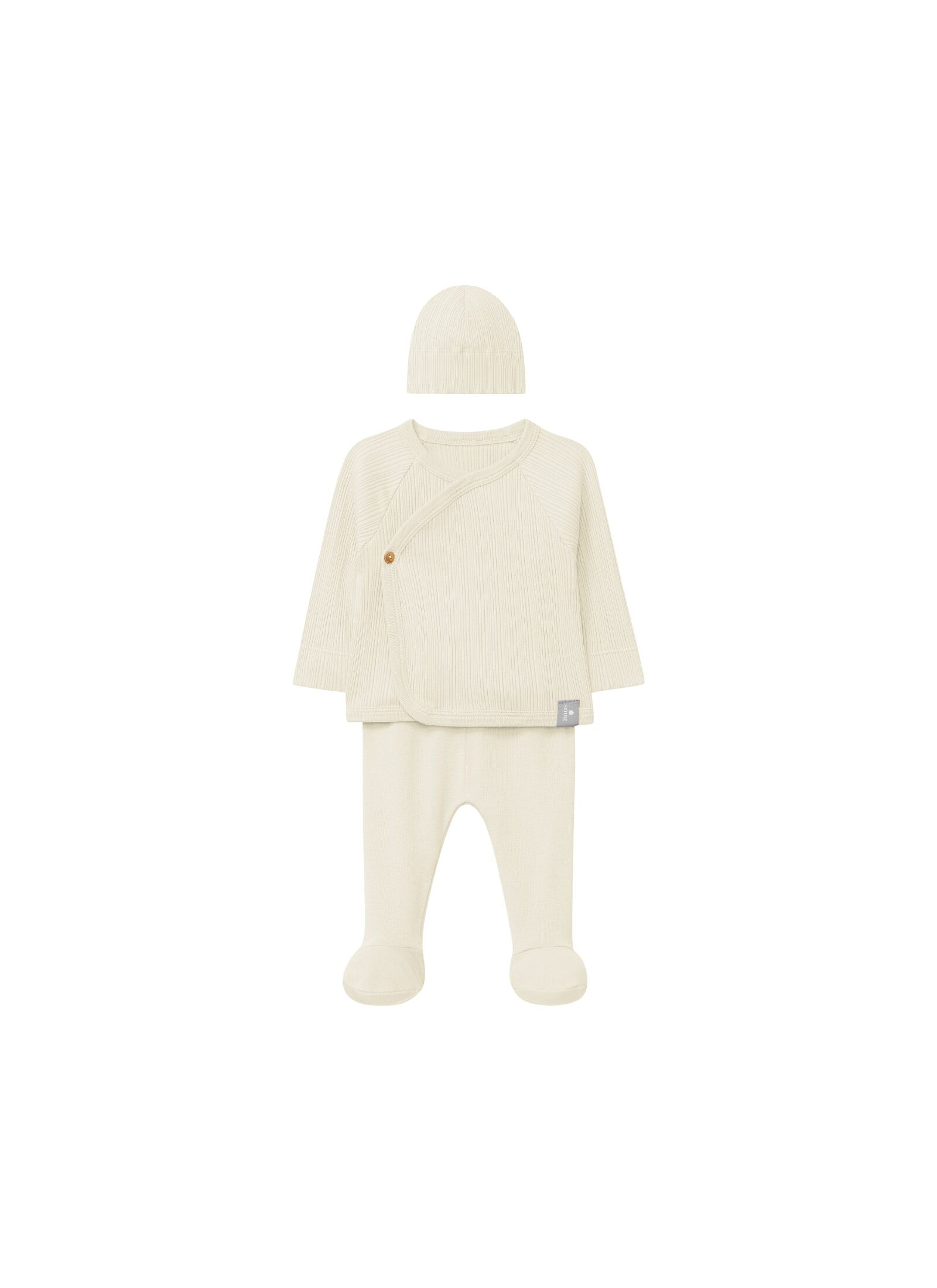 SWEATER PANTS AND HAT SET NATURAL