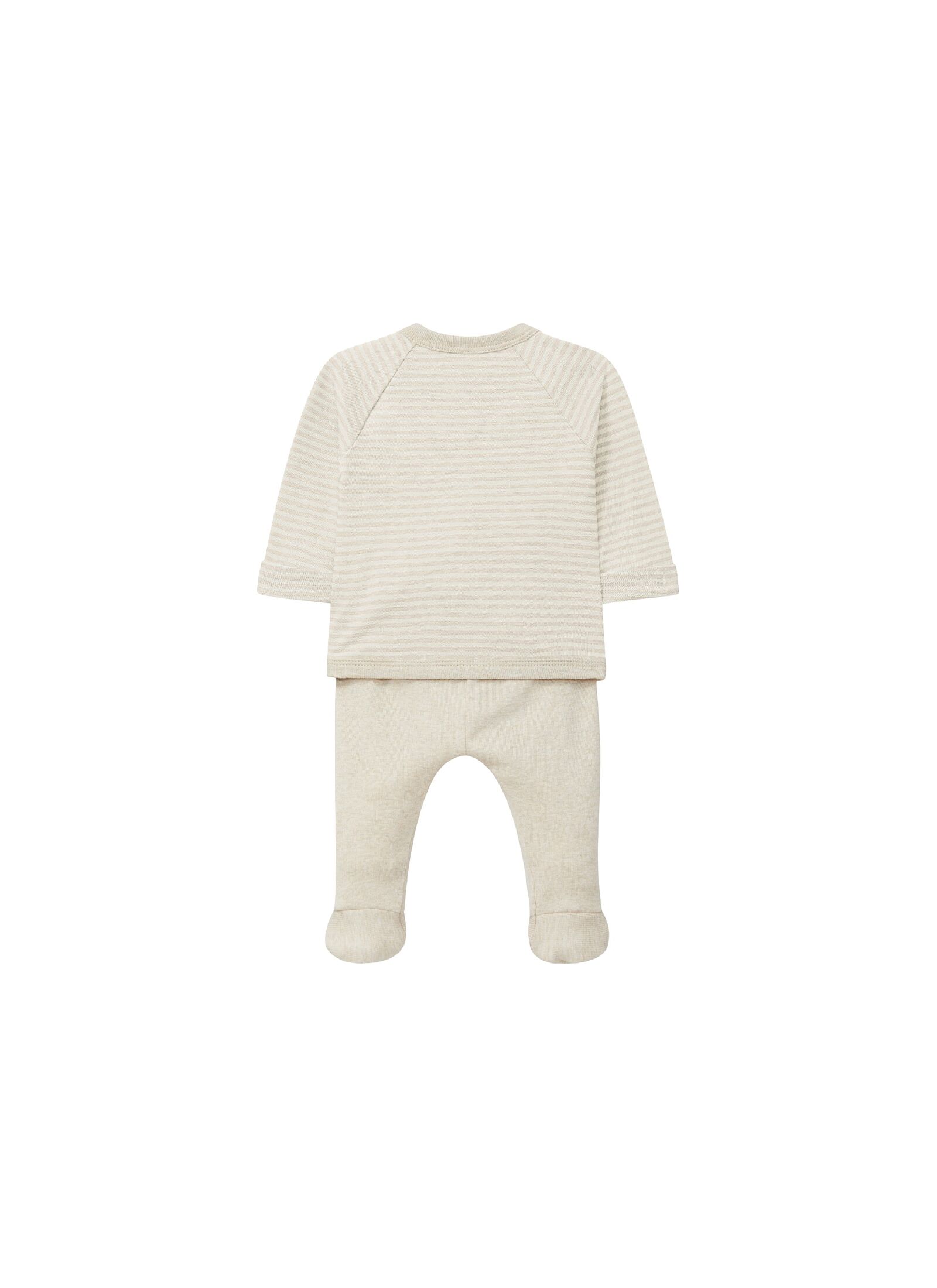 SWEATER PANTS AND HAT SET NATURAL