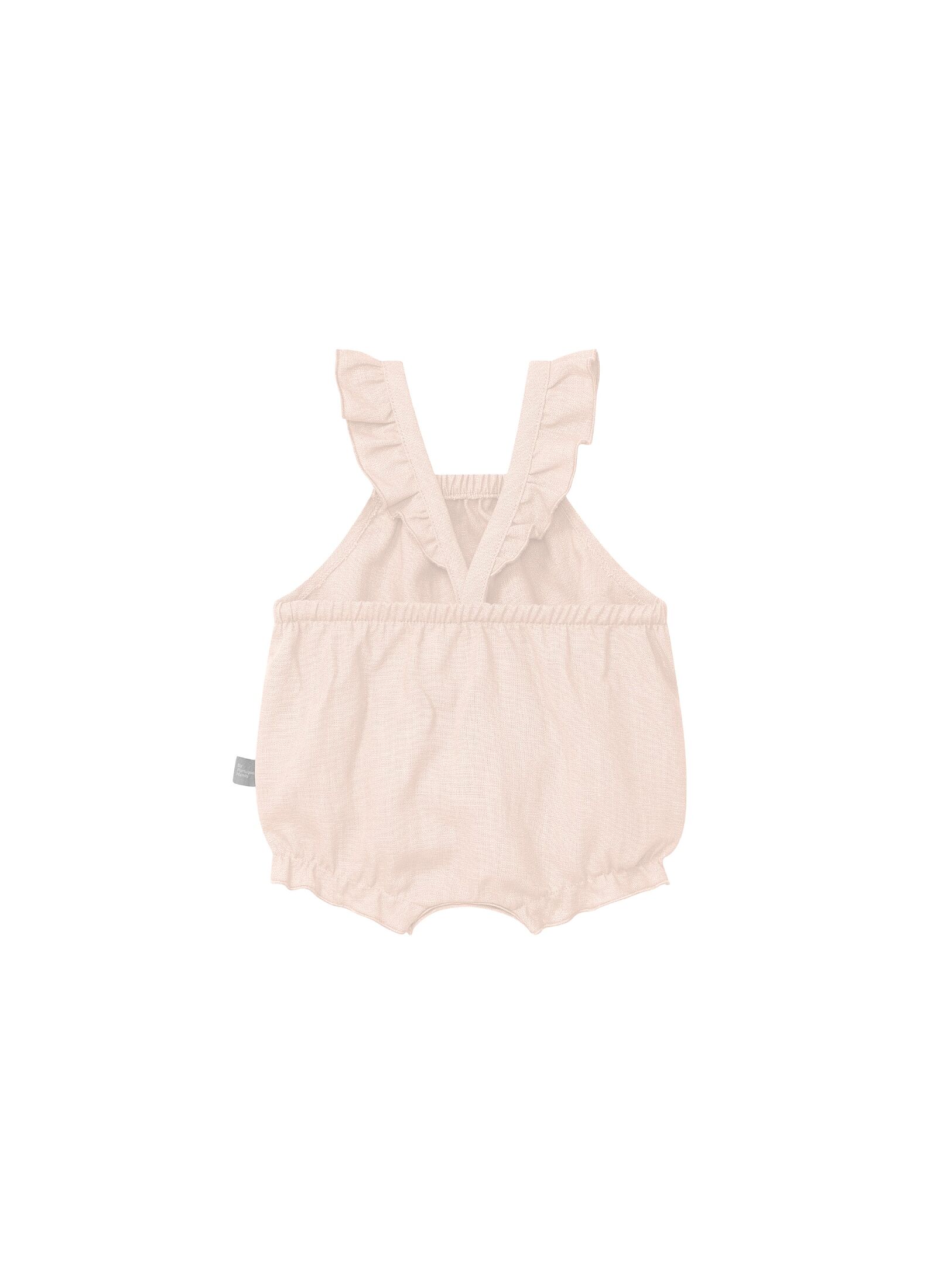 LINEN OVERALLS PINK