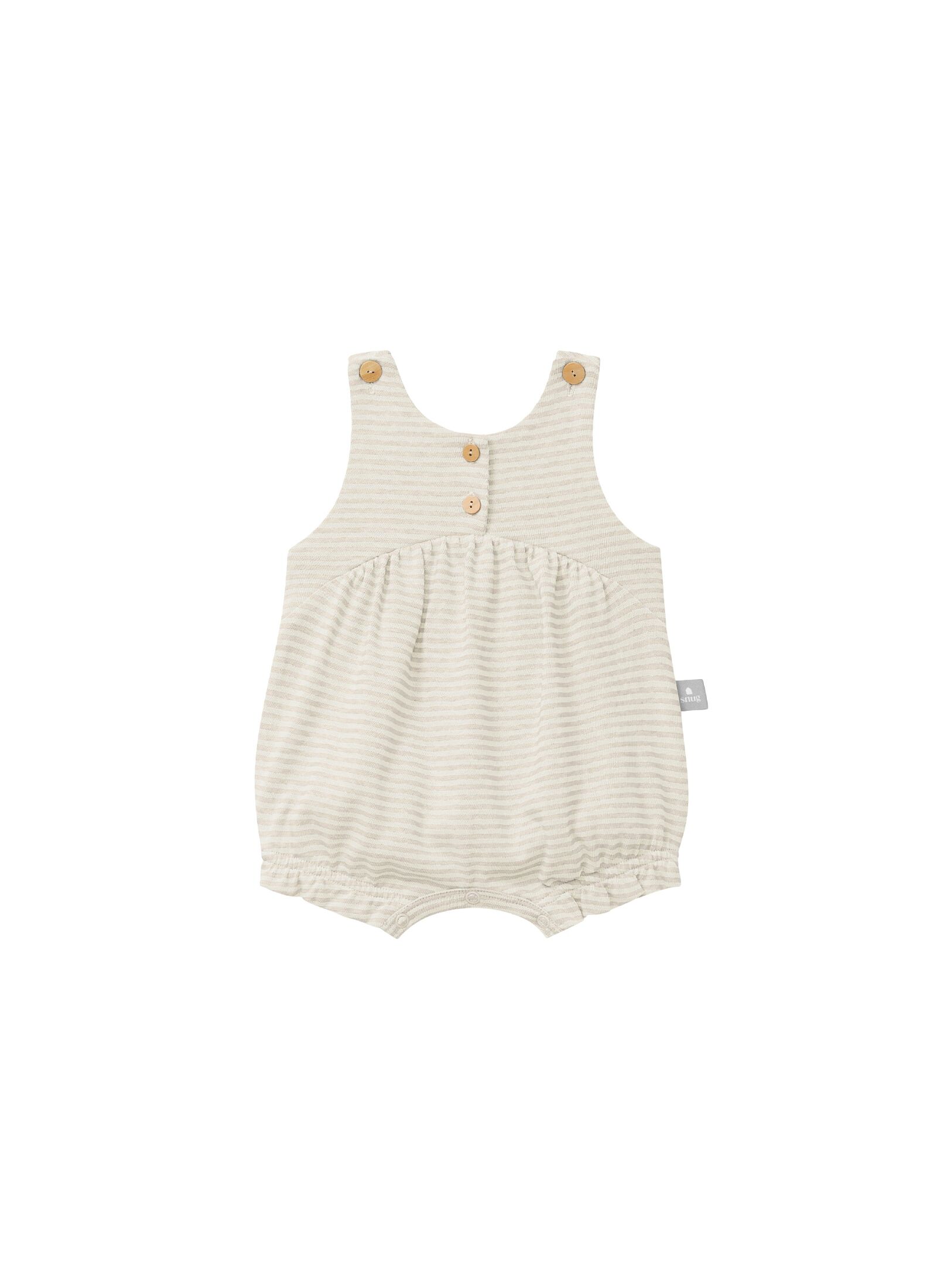ORGANIC COTTON OVERALLS NATURAL