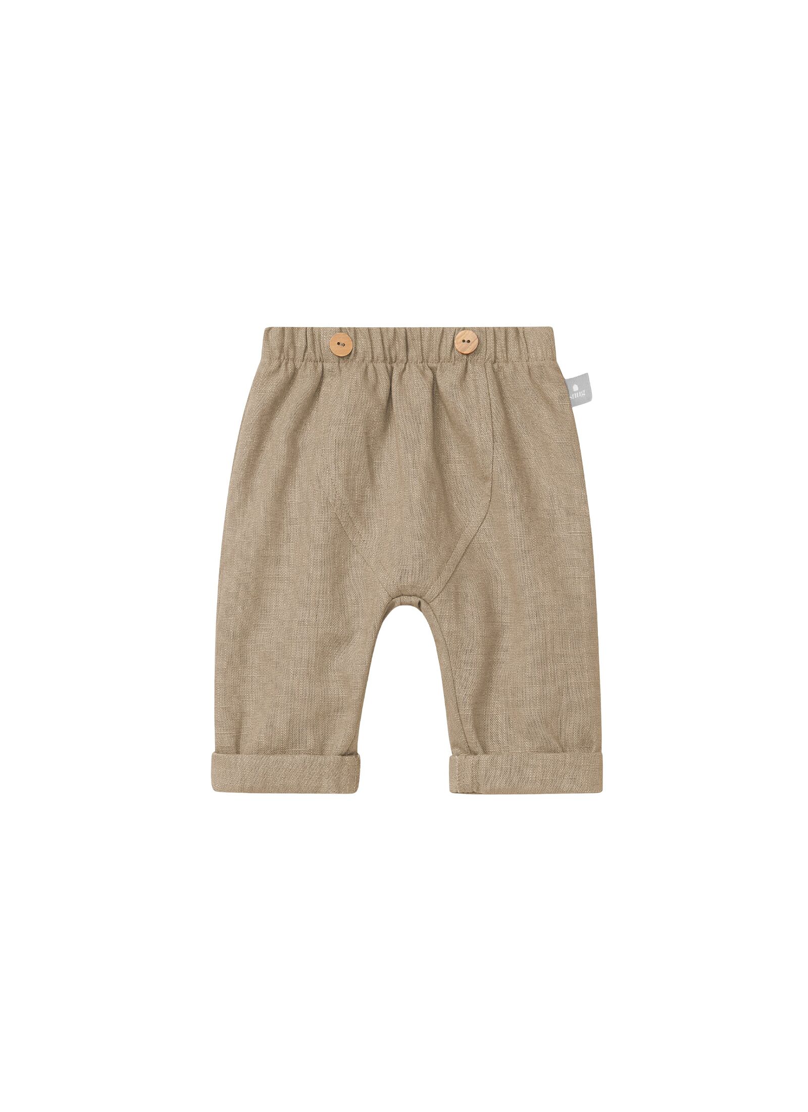 LINEN PANTS COFFEE