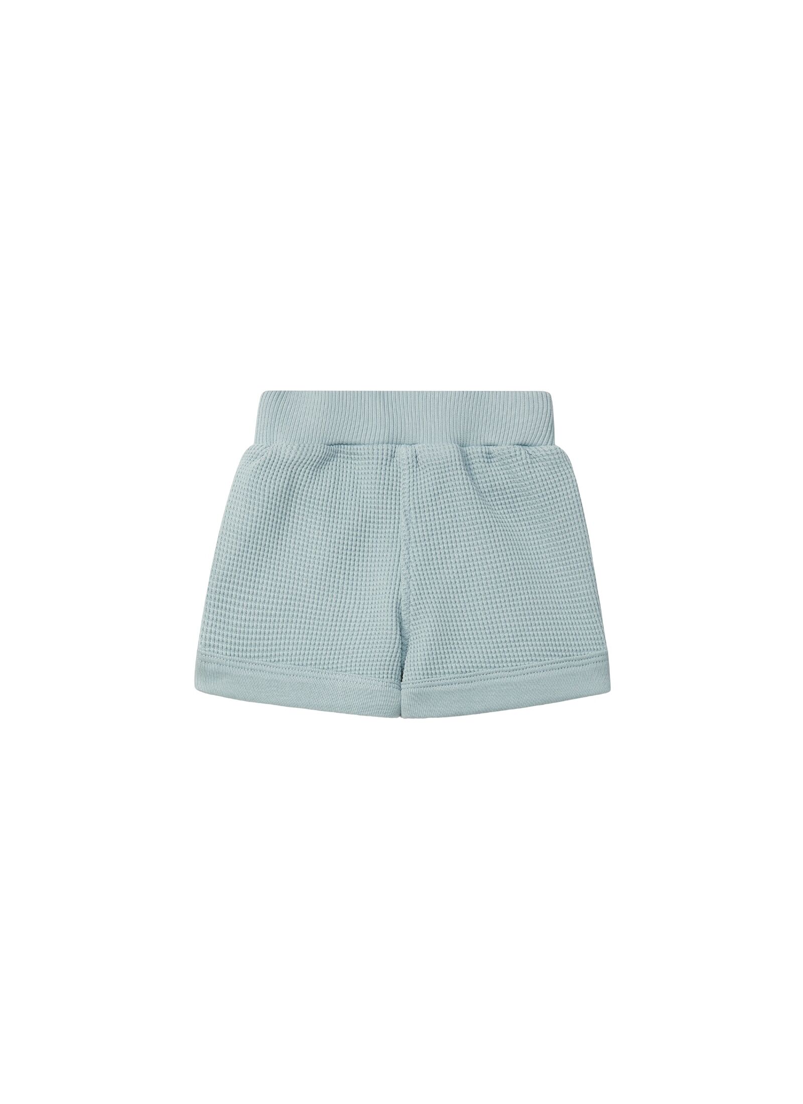 ORGANIC COTTON SHORTS MINT BLUE