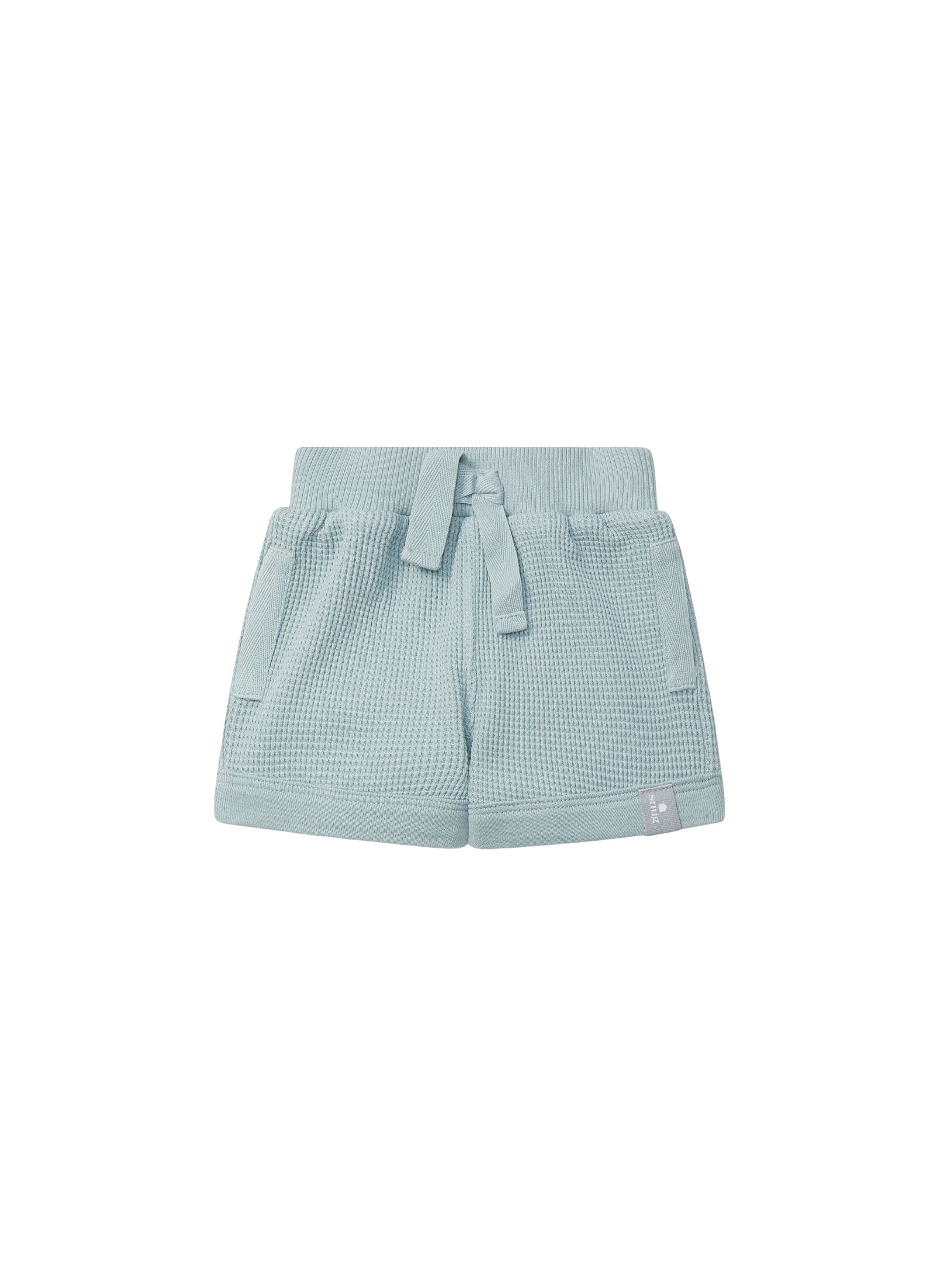 ORGANIC COTTON SHORTS MINT BLUE