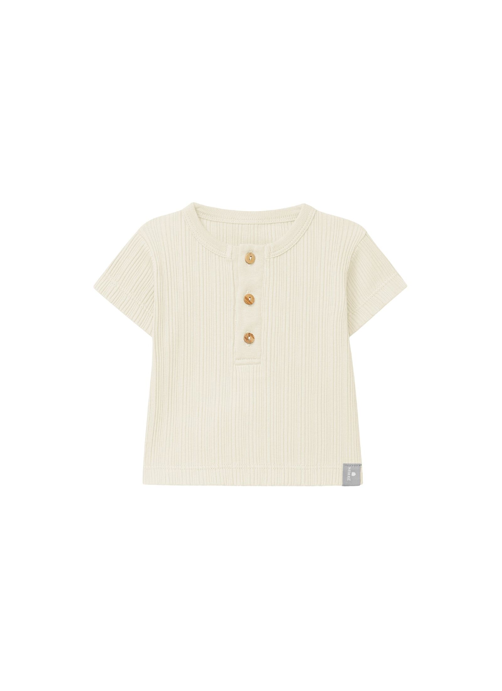 ORGANIC COTTON COTTON SHORTSLEEVE T-SHIRT NATURAL