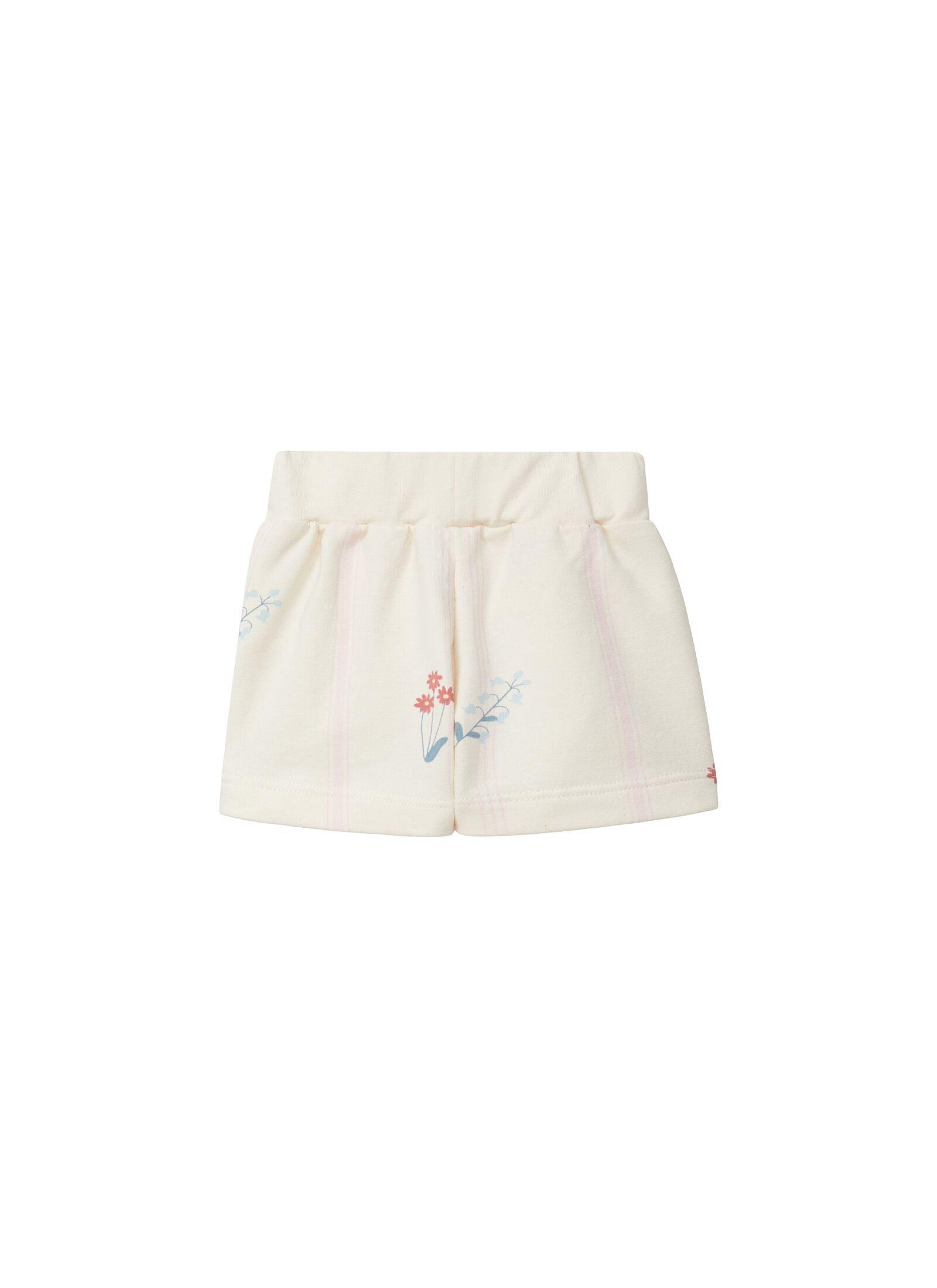 ORGANIC COTTON SHORTS PINK FLOWERS
