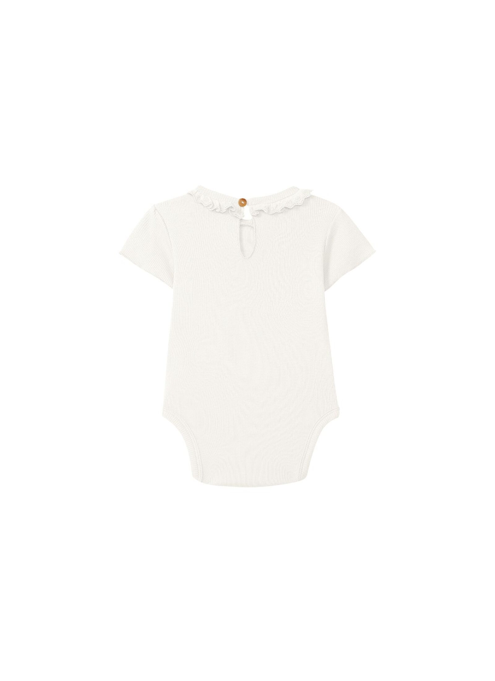 COTTON SHORTSLEEVE BODY BODYSUIT OFF WHITE