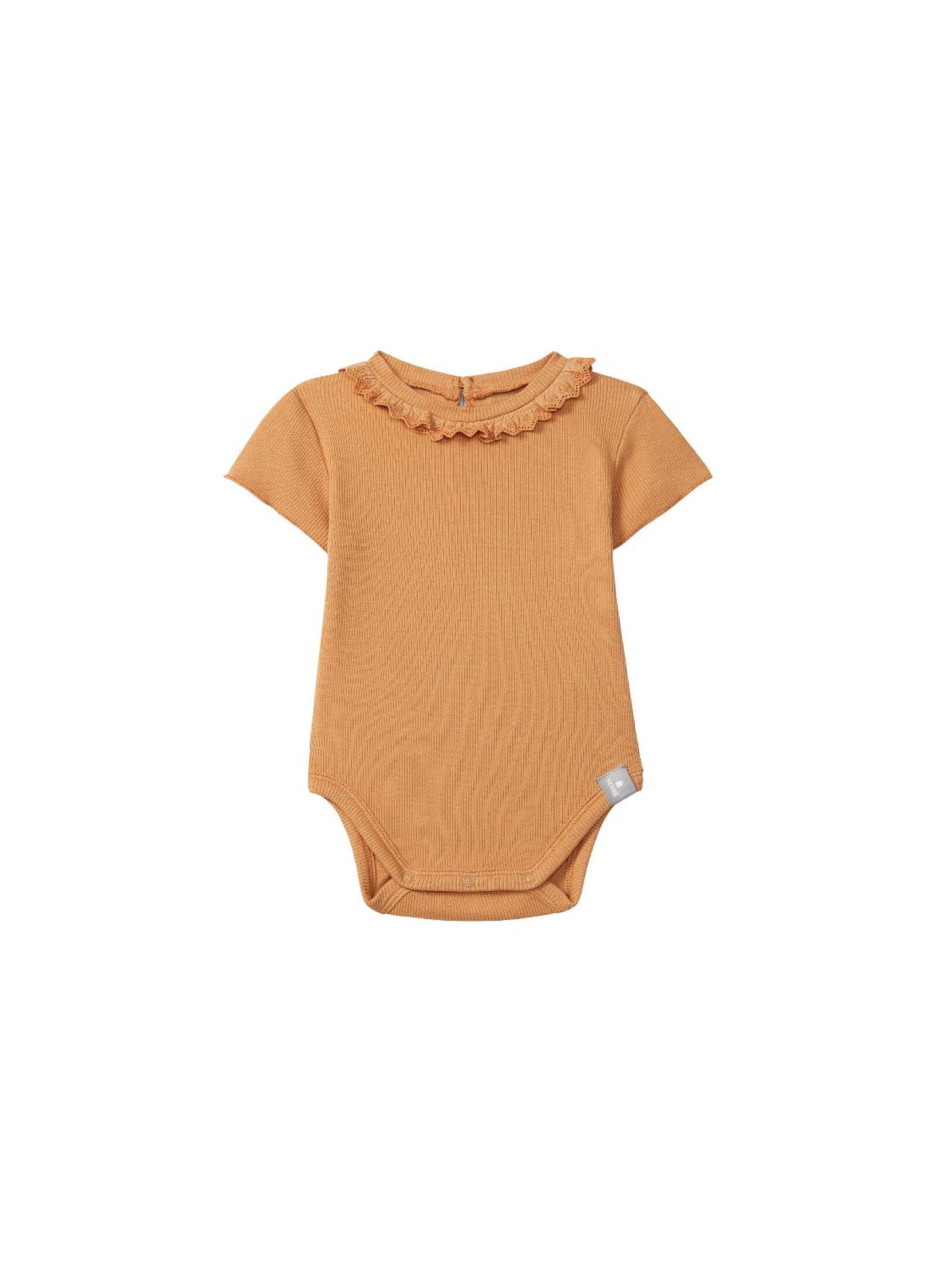 COTTON SHORTSLEEVE BODY BODYSUIT OCHER