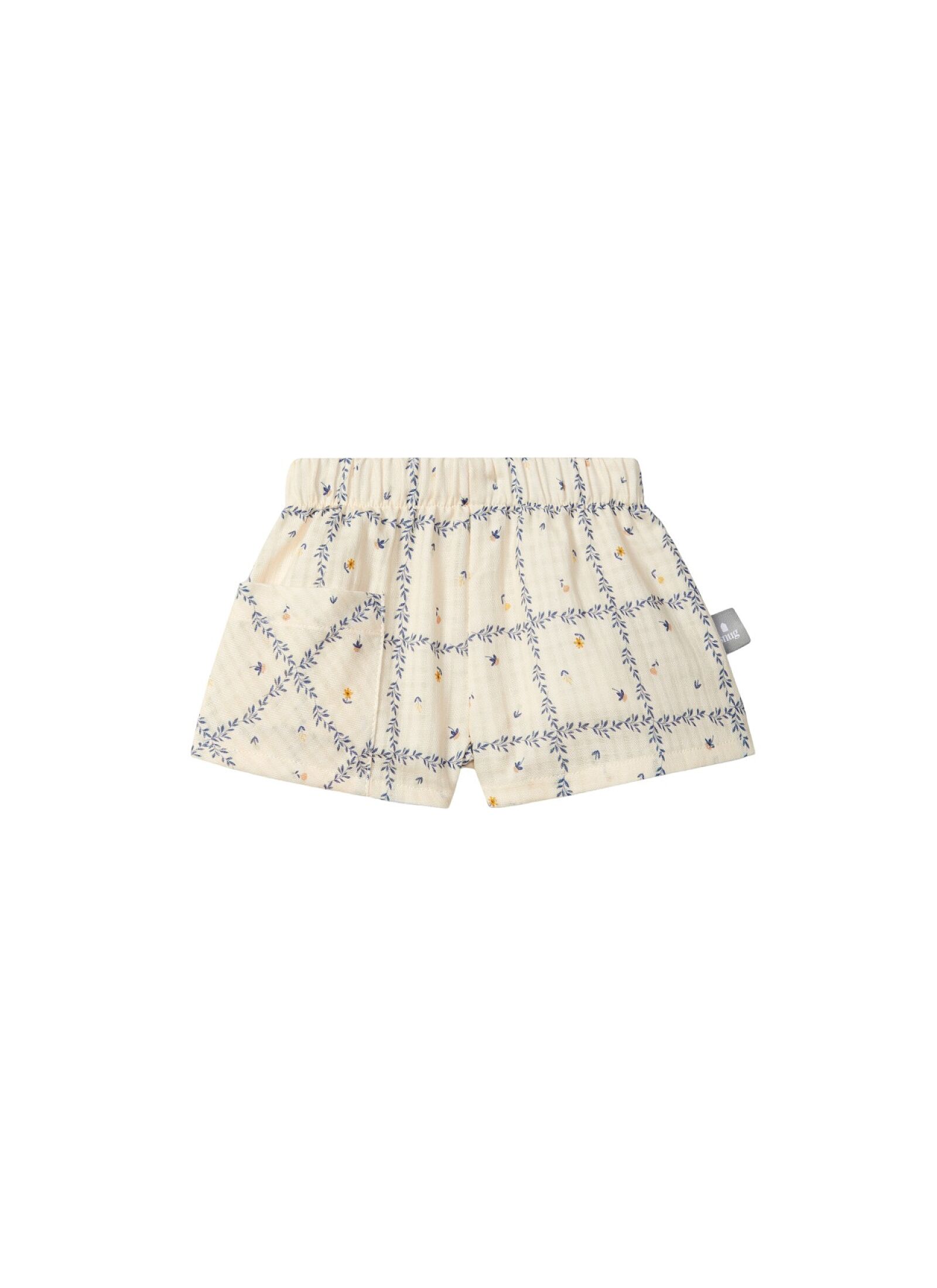 COTTON SHORTS INDIGO