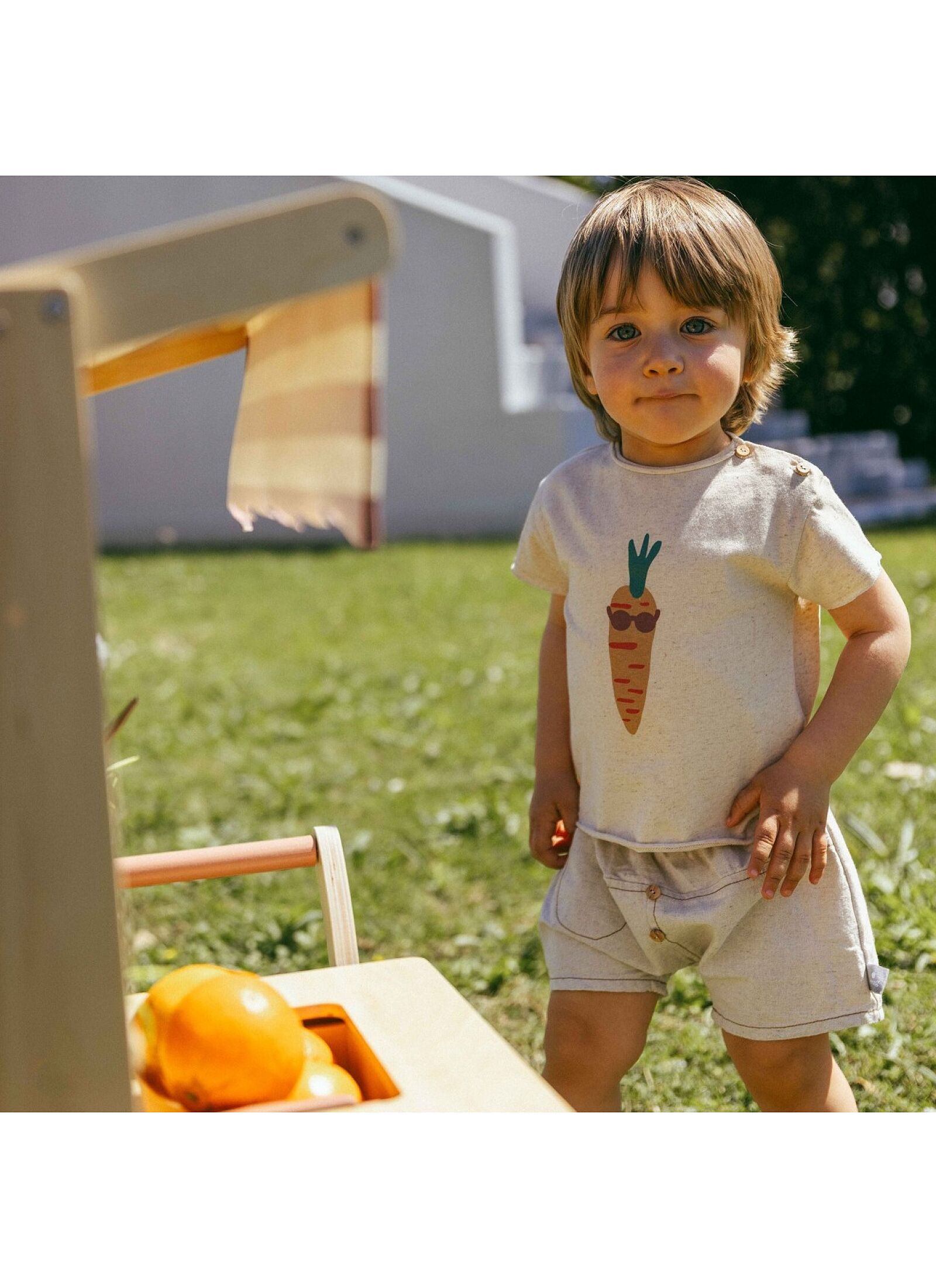 SHORTSLEEVE T-SHIRT OCHER