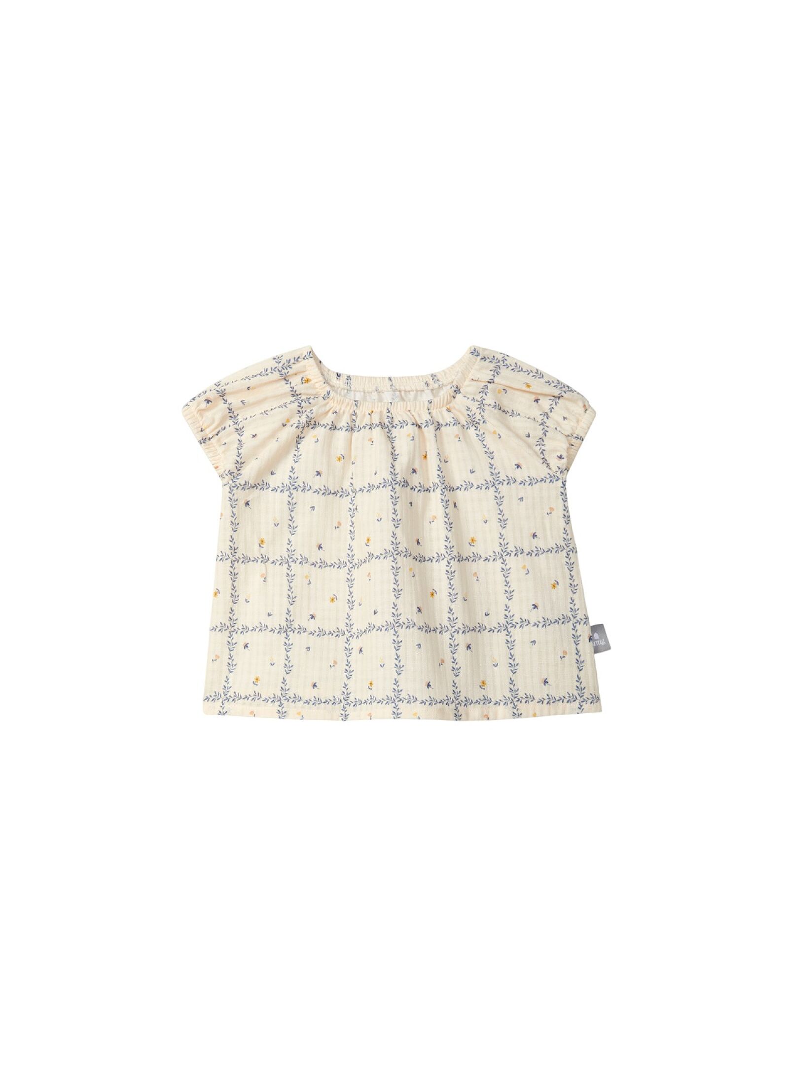 COTTON SHORTSLEEVE T-SHIRT INDIGO