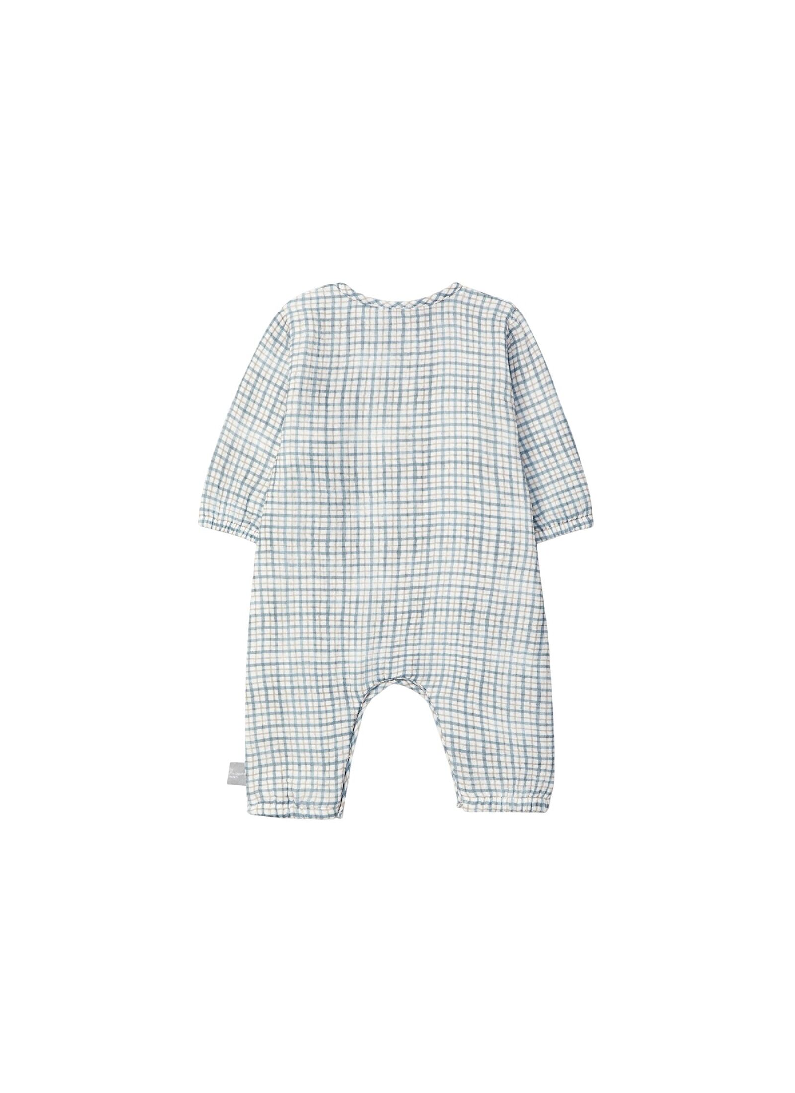 LONG-SLEEVED JUMPSUIT BLUE