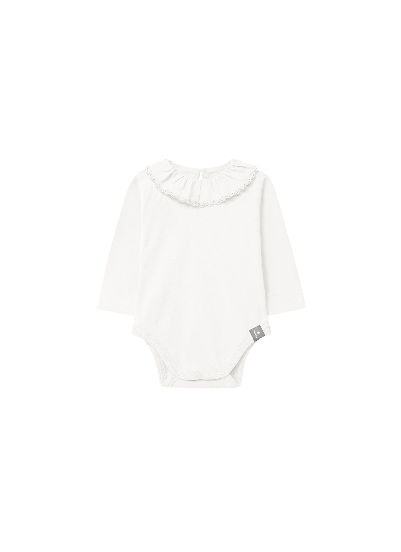 ORGANIC COTTON LONGSLEEVE BODY WHITE