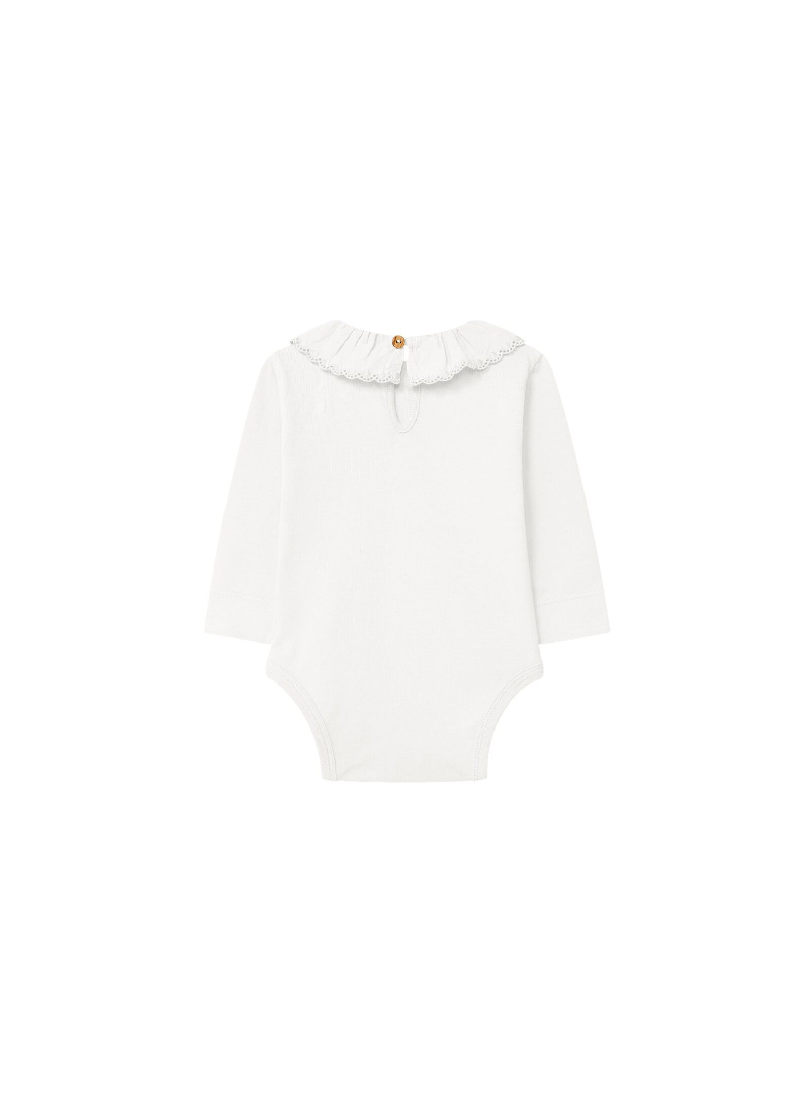 ORGANIC COTTON LONGSLEEVE BODY WHITE