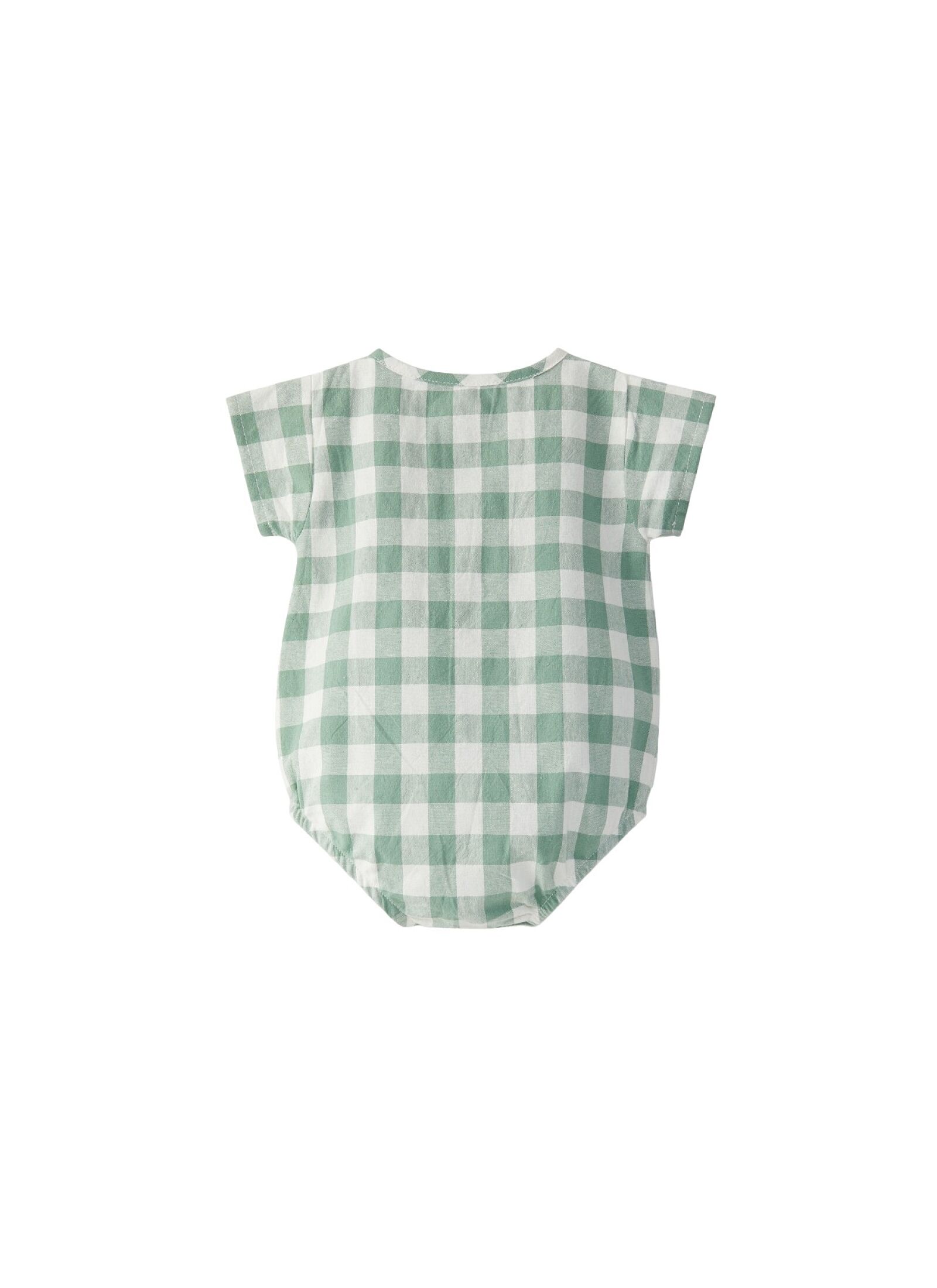SHORTSLEEVE BODY BODYSUIT CHECKERED GREEN