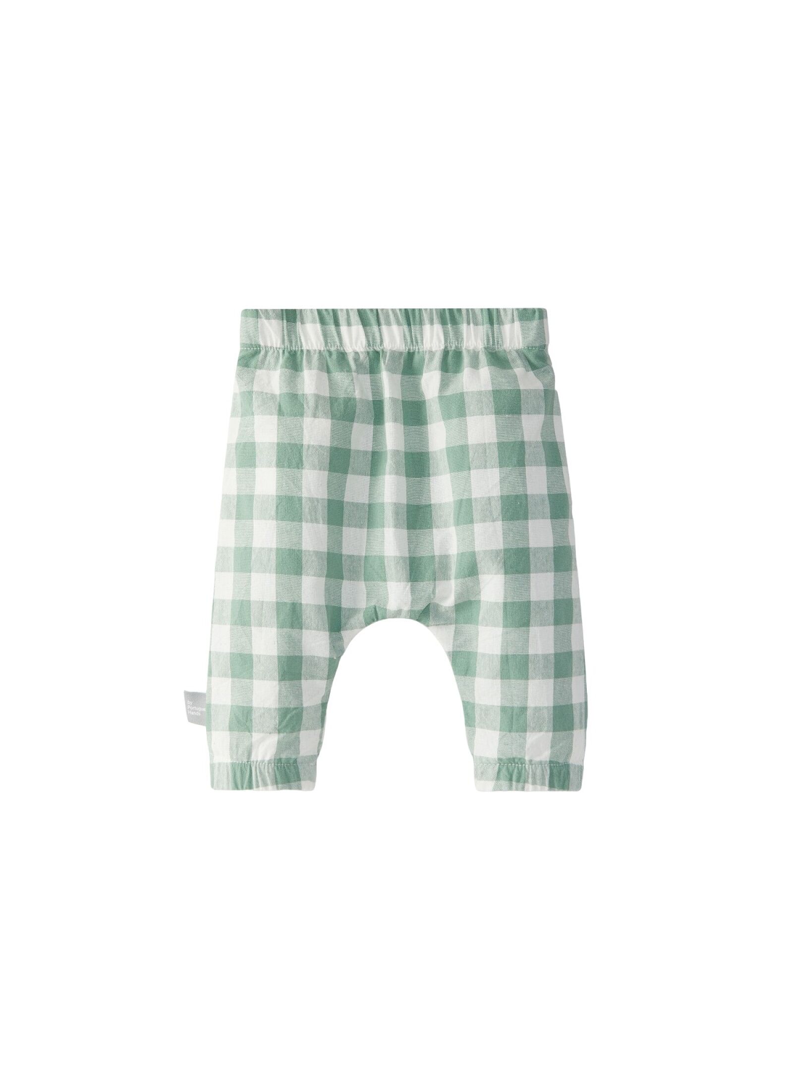 PANTS PULL-UP CHECKERED GREEN