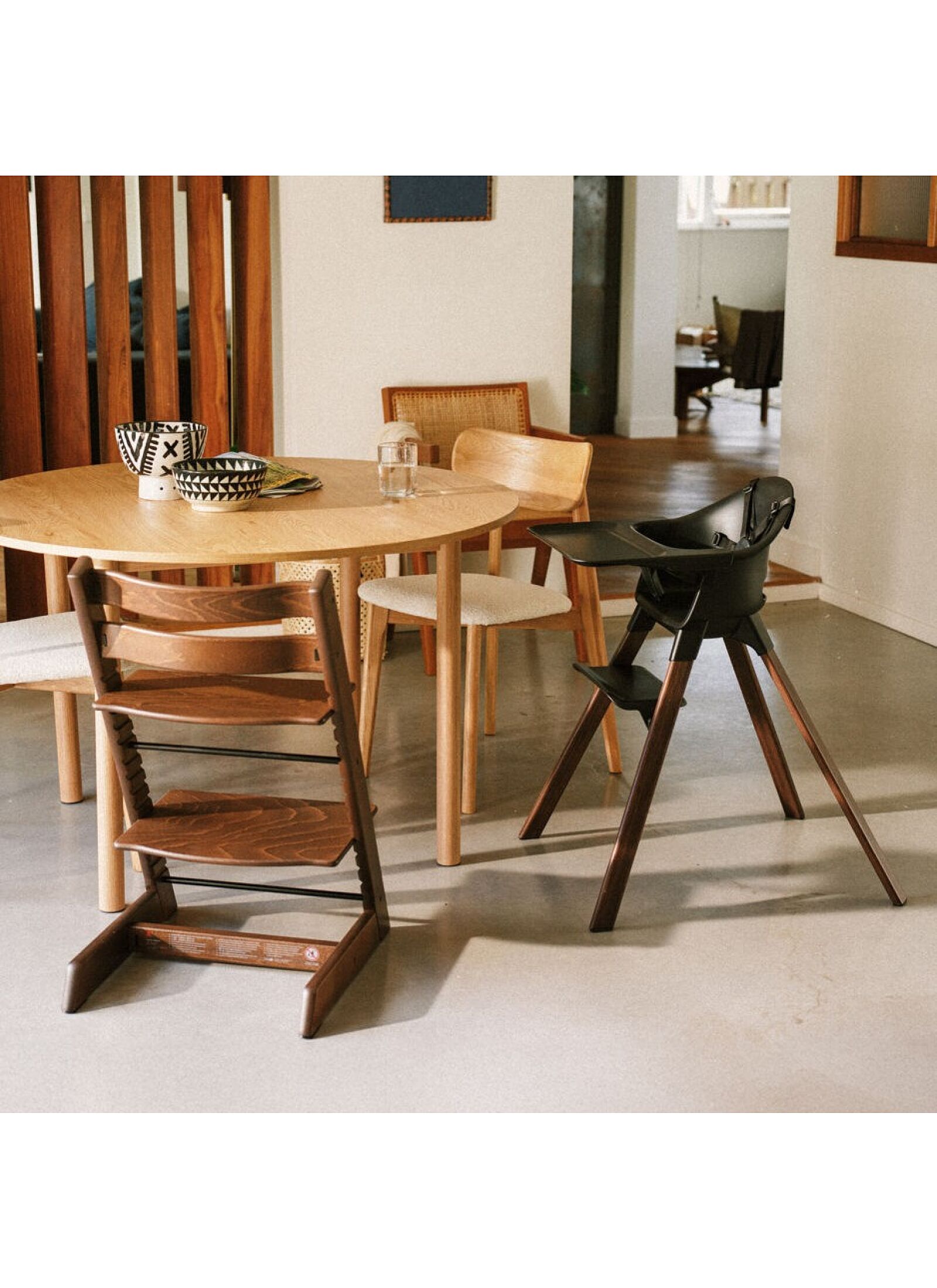 CHAIR CLIKK BLACK WARM BROWN