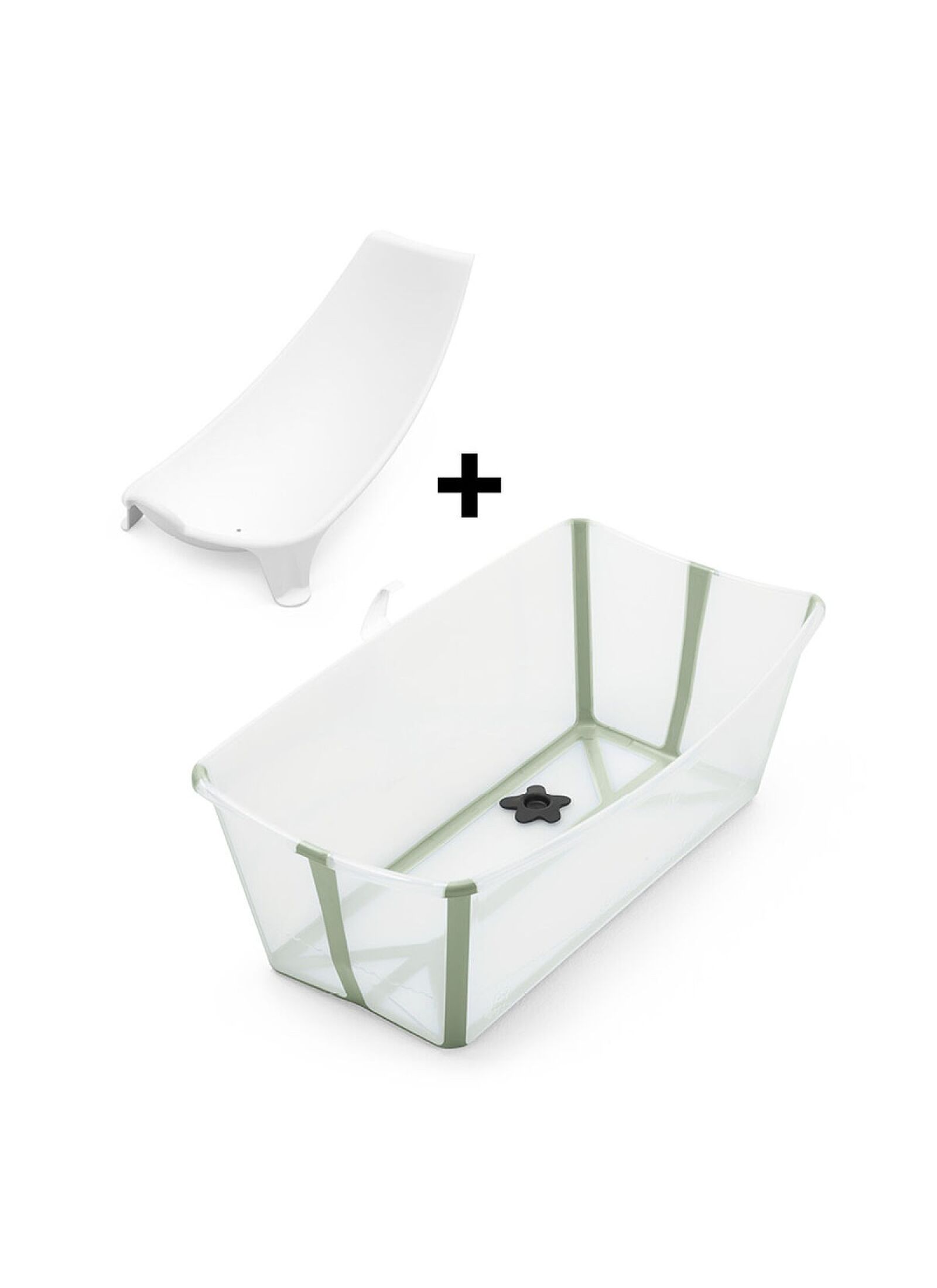 FLEXI BATH BUNDLE TRANSPARENT GREEN