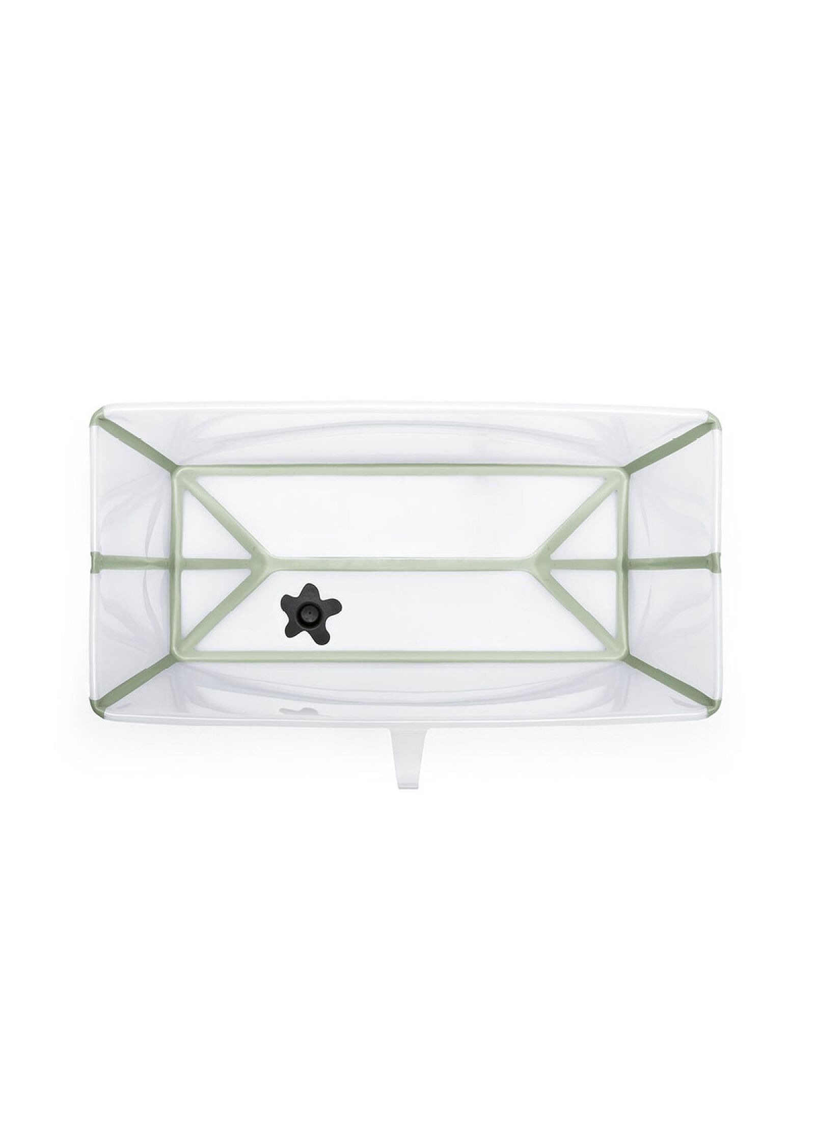 FLEXI BATH X-LARGE TRANSPARENT GREEN