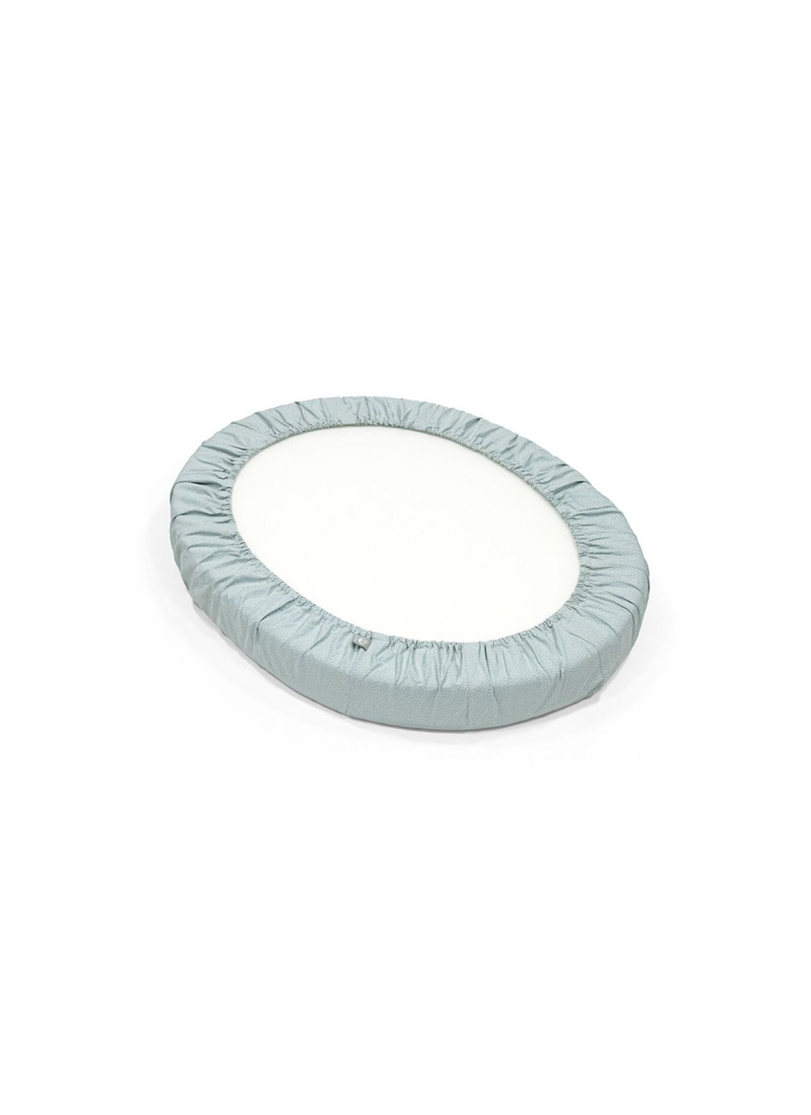 CRADDLE FITTED SHEET SLEEPI V3 MINI DOTS SAGE