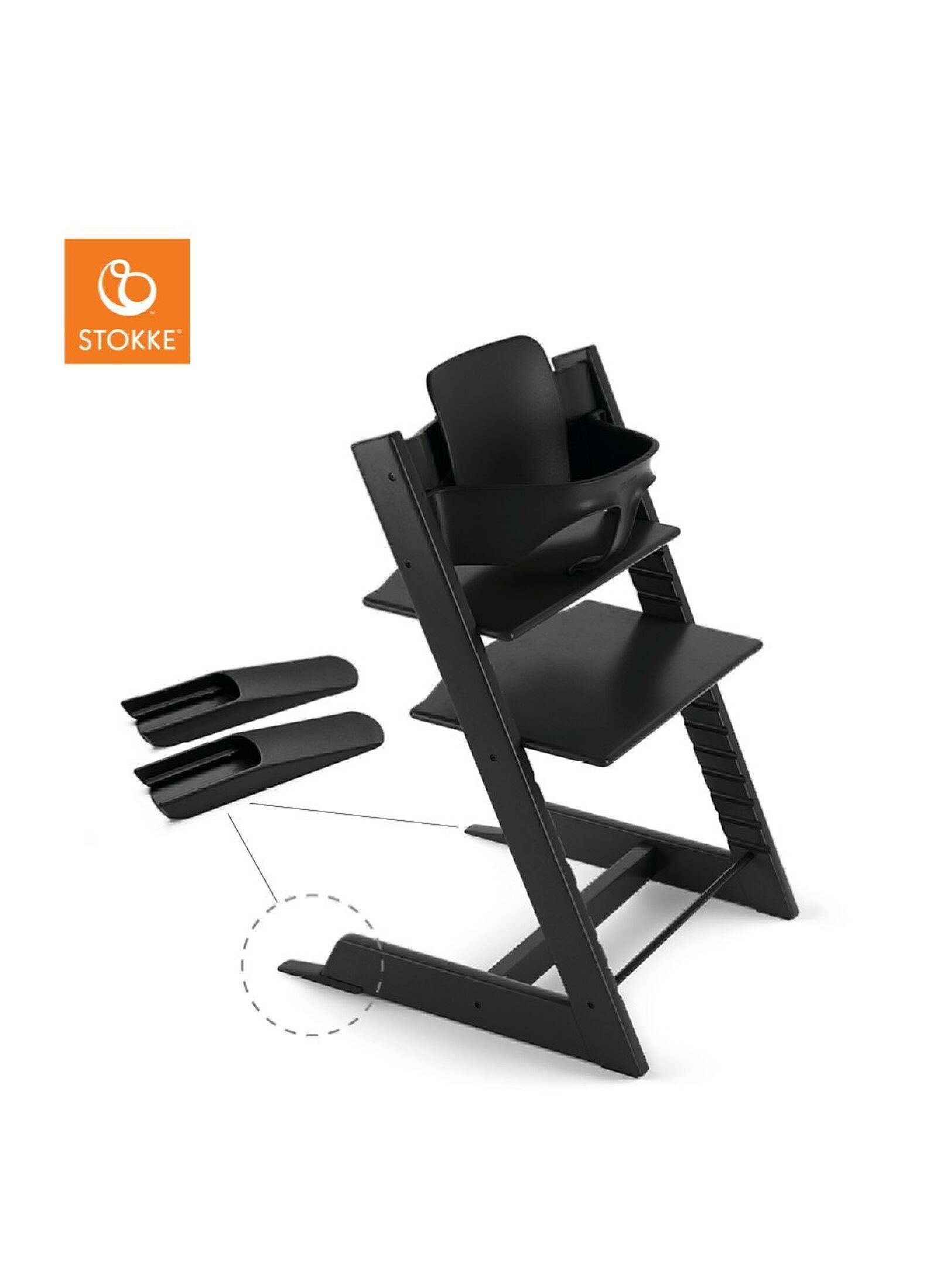 TRIPP TRAPP BABY SET BLACK