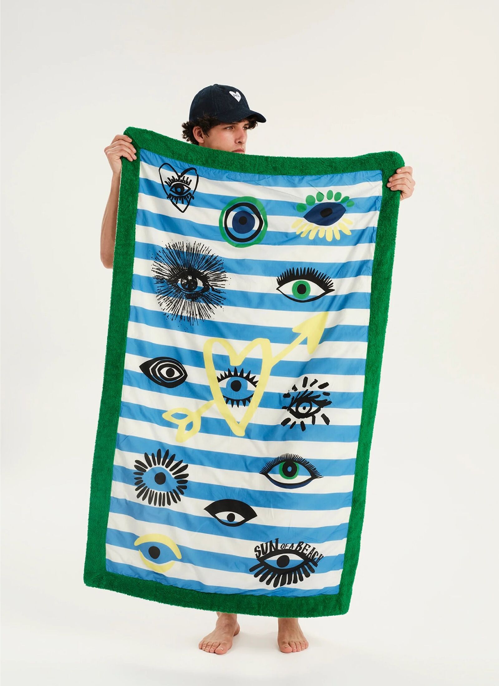 BEACH TOWEL EVIL EYE CLUB