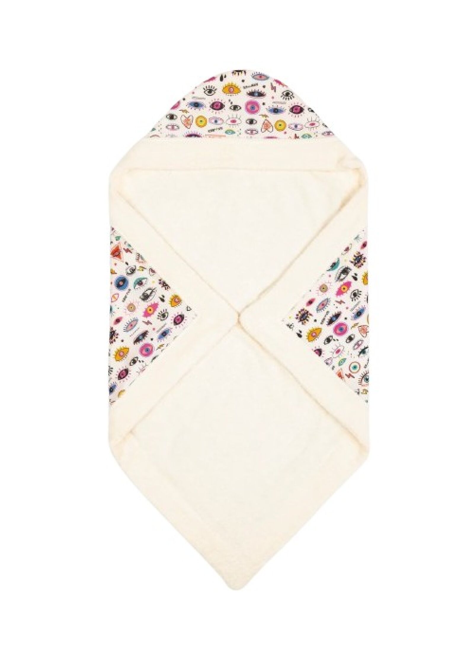 BABY TOWEL STARRY EYES ECRU