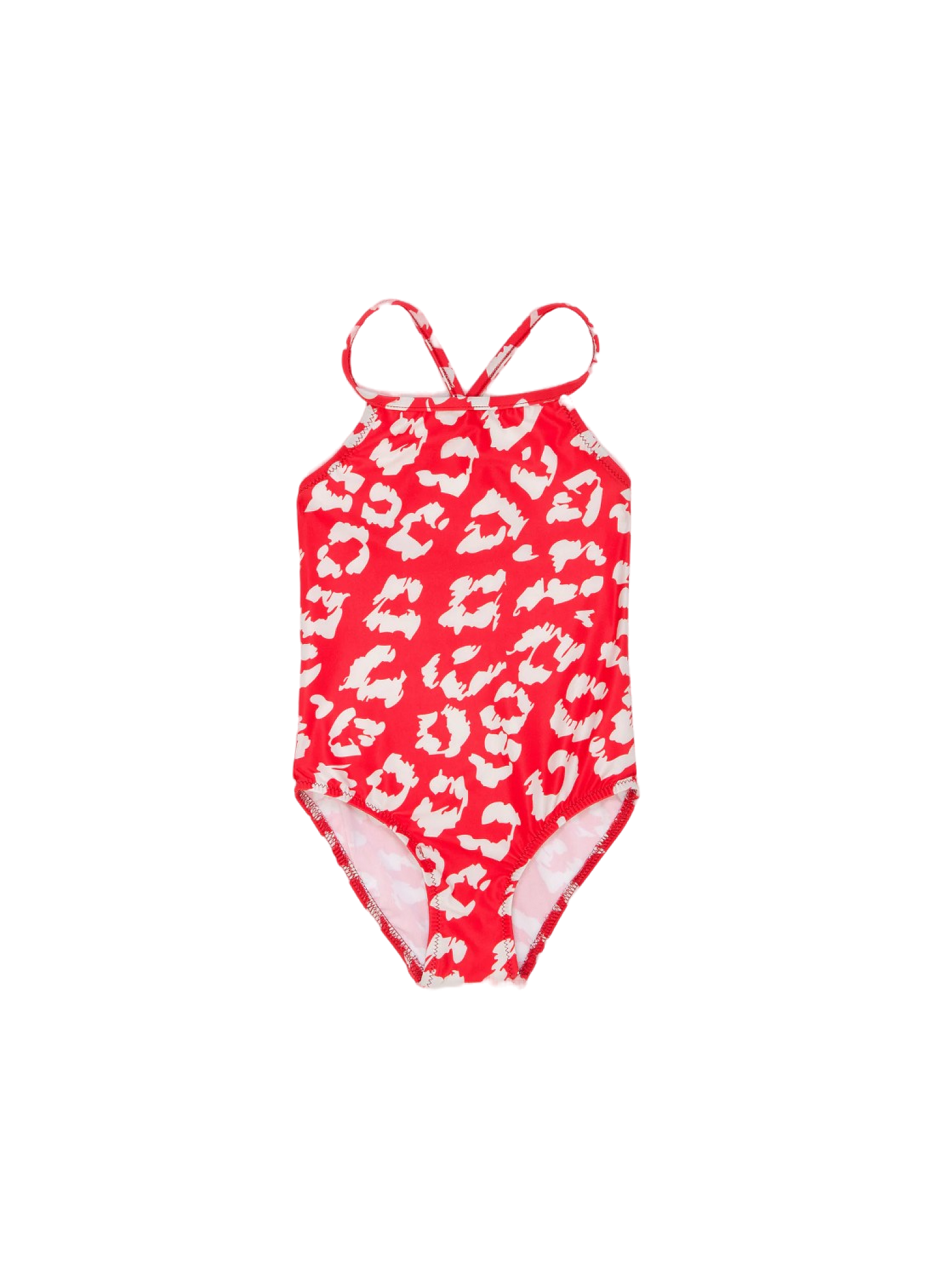 ΒATHSUIT RED LEOPARD