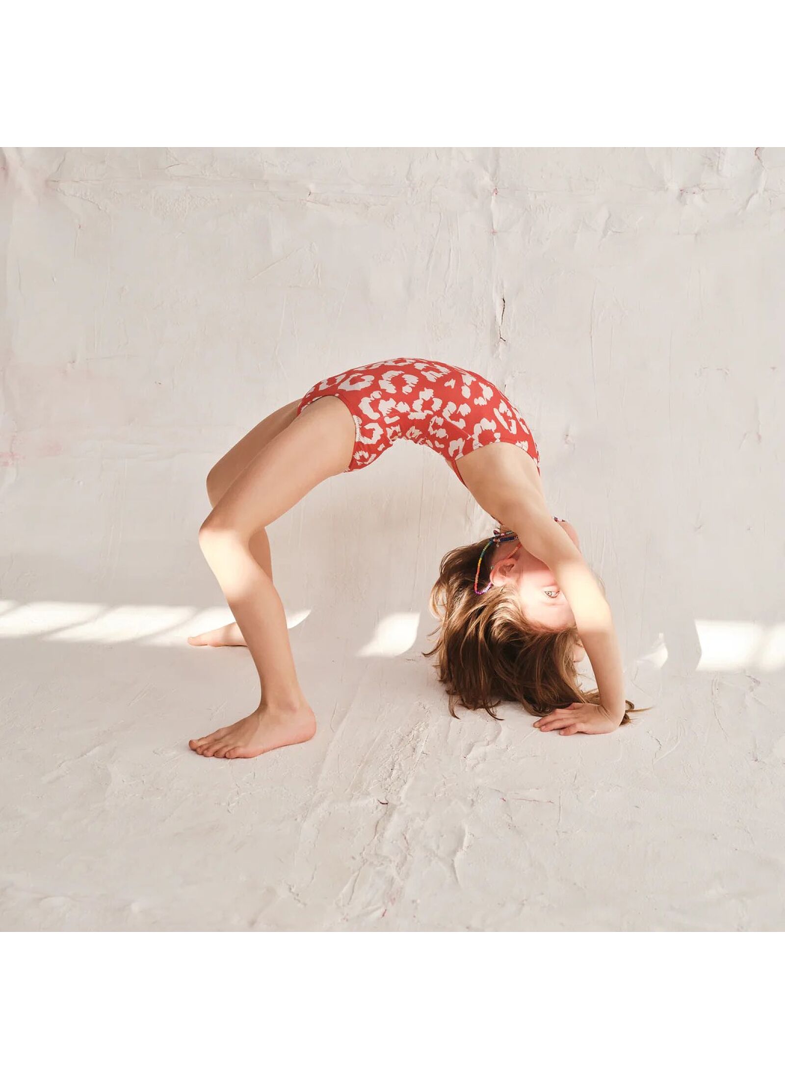 ΒATHSUIT RED LEOPARD