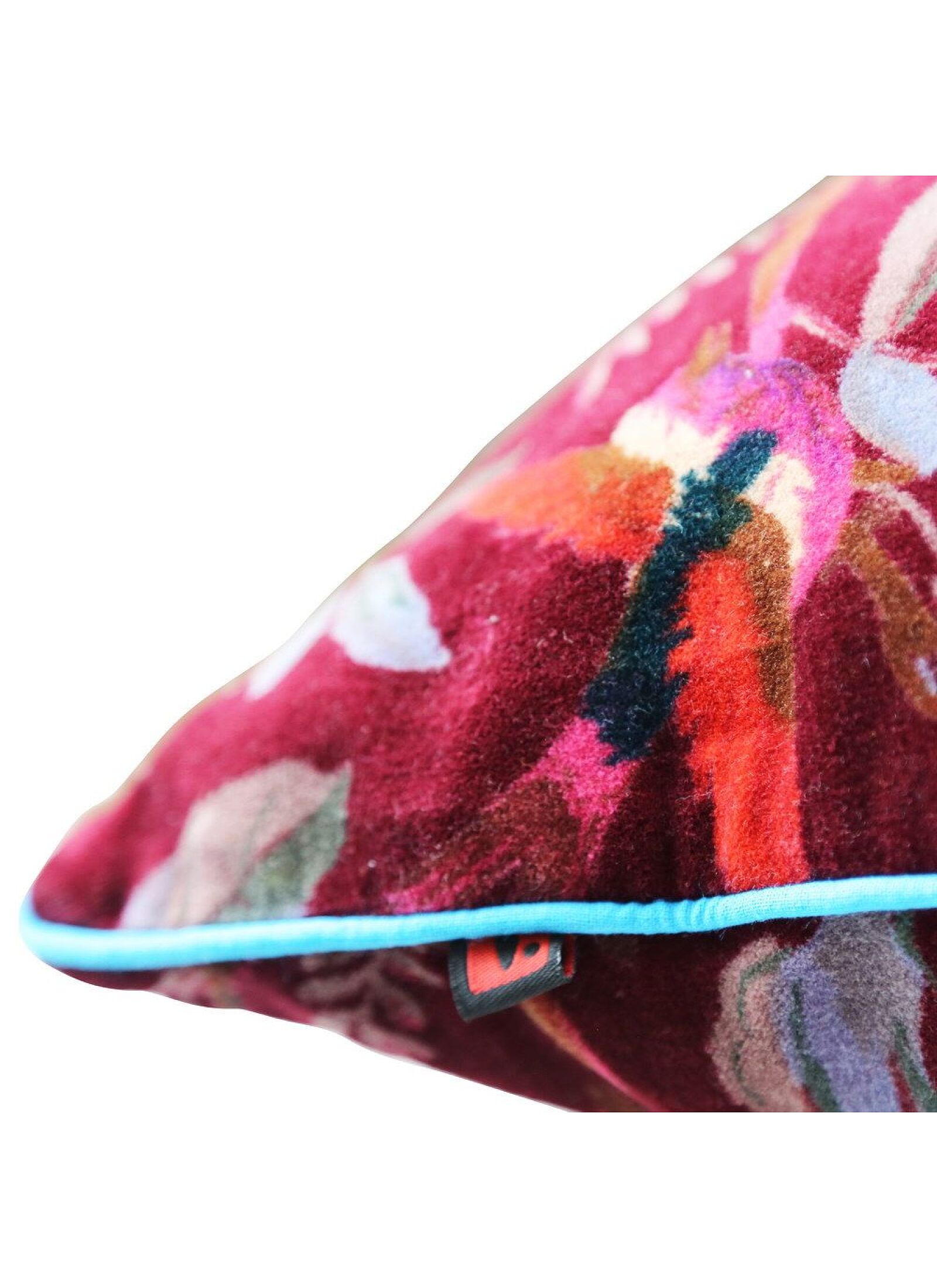 DECORATIVE CUSHION (35X60) PARADISE BIRDS BORDO