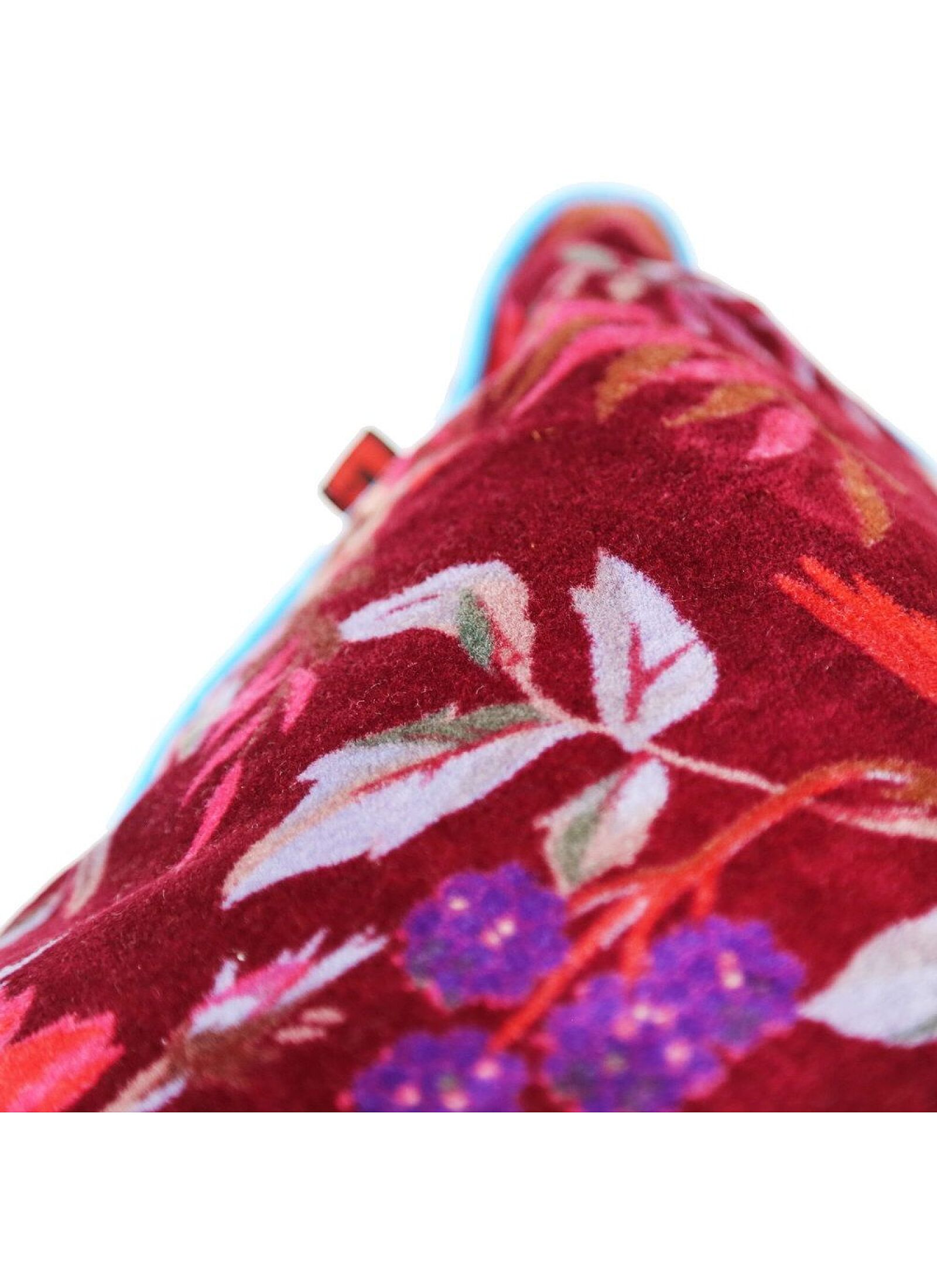 DECORATIVE CUSHION (35X60) PARADISE BIRDS BORDO