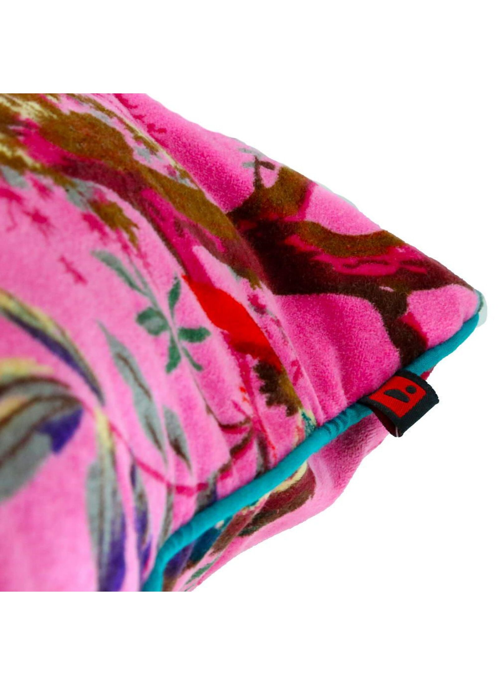 DECORATIVE CUSHION (35X50) PARADISE BIRDS FUCHSIA