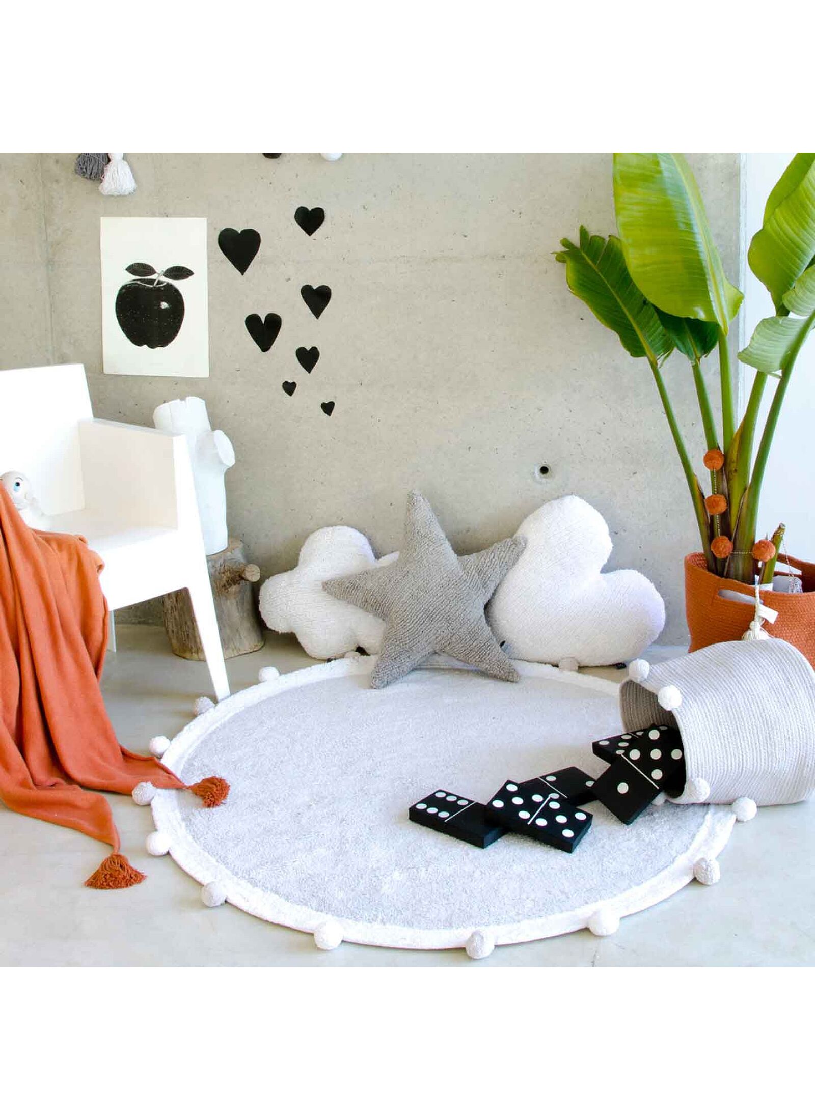 RUG BUBBLY GREY (120CM)