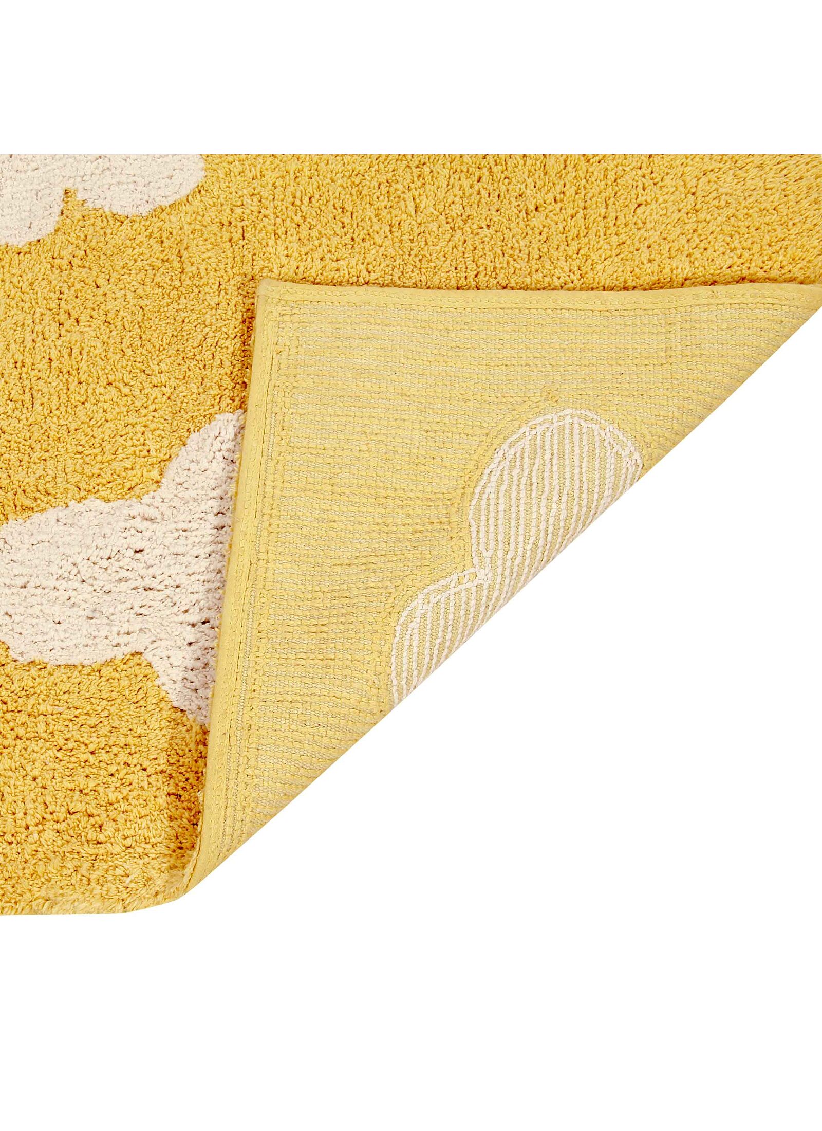 RUG CLOUDS MUSTARD (120X160)