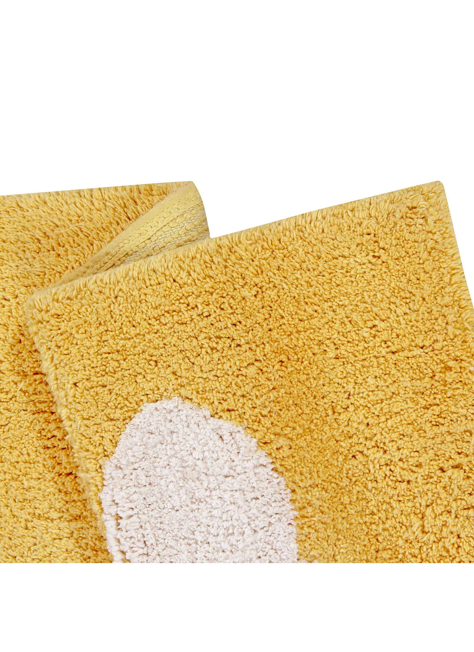 RUG CLOUDS MUSTARD (120X160)