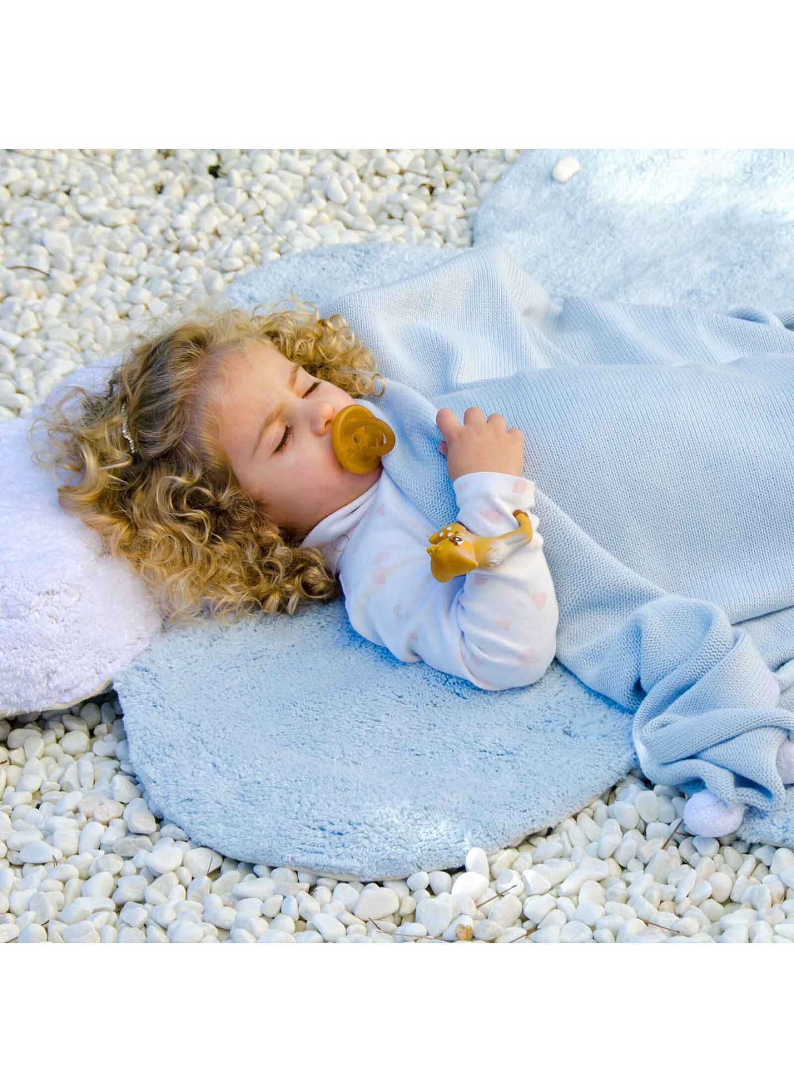 RUG PUFFY DREAM BLUE (110X170)