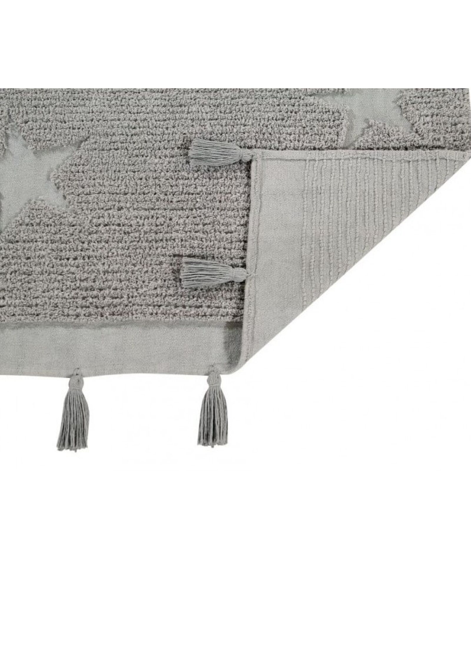 RUG HIPPY STARS GREY (120X175)