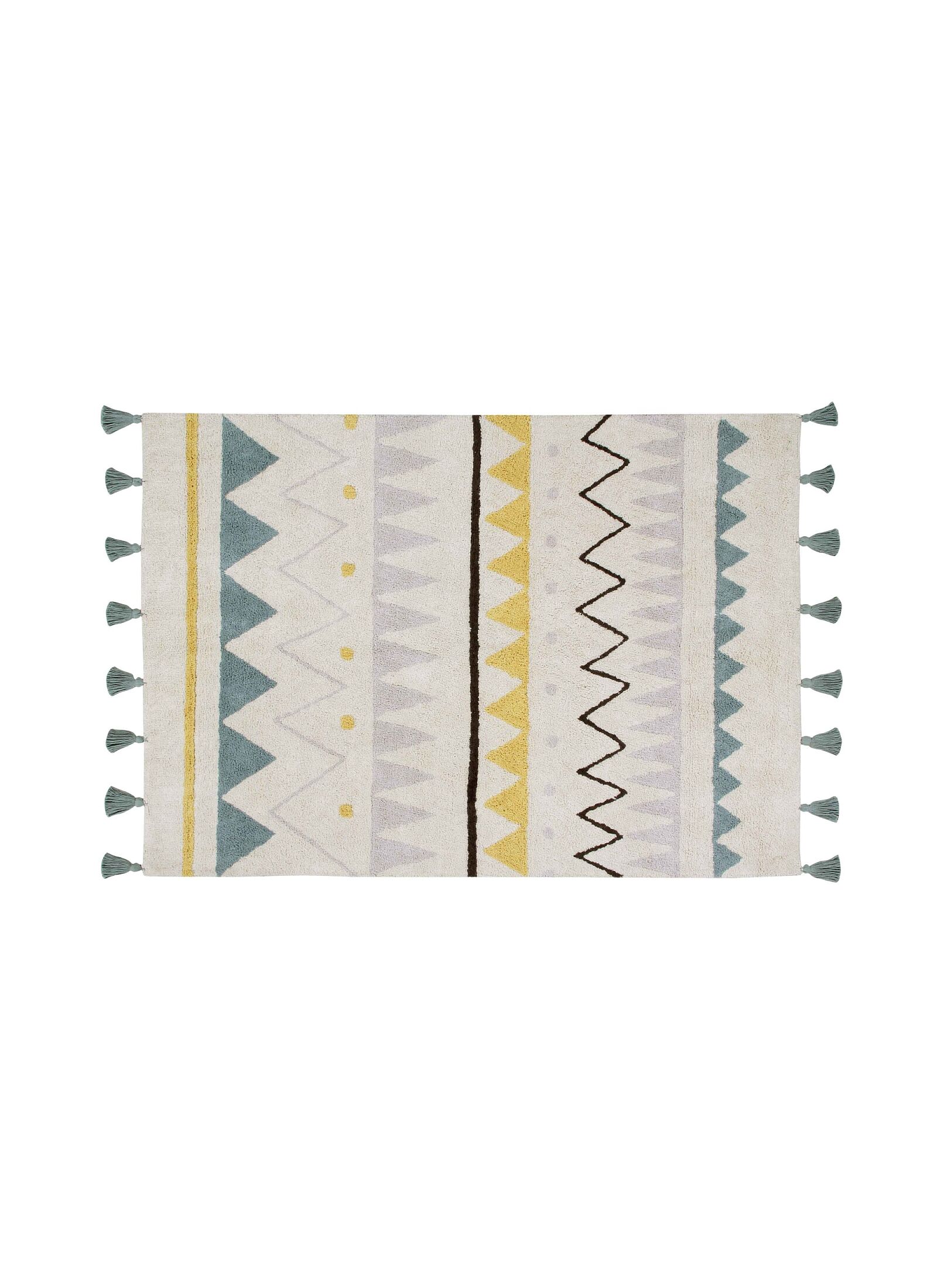RUG AZTECA NATURAL VINTAGE BLUE (120X160)