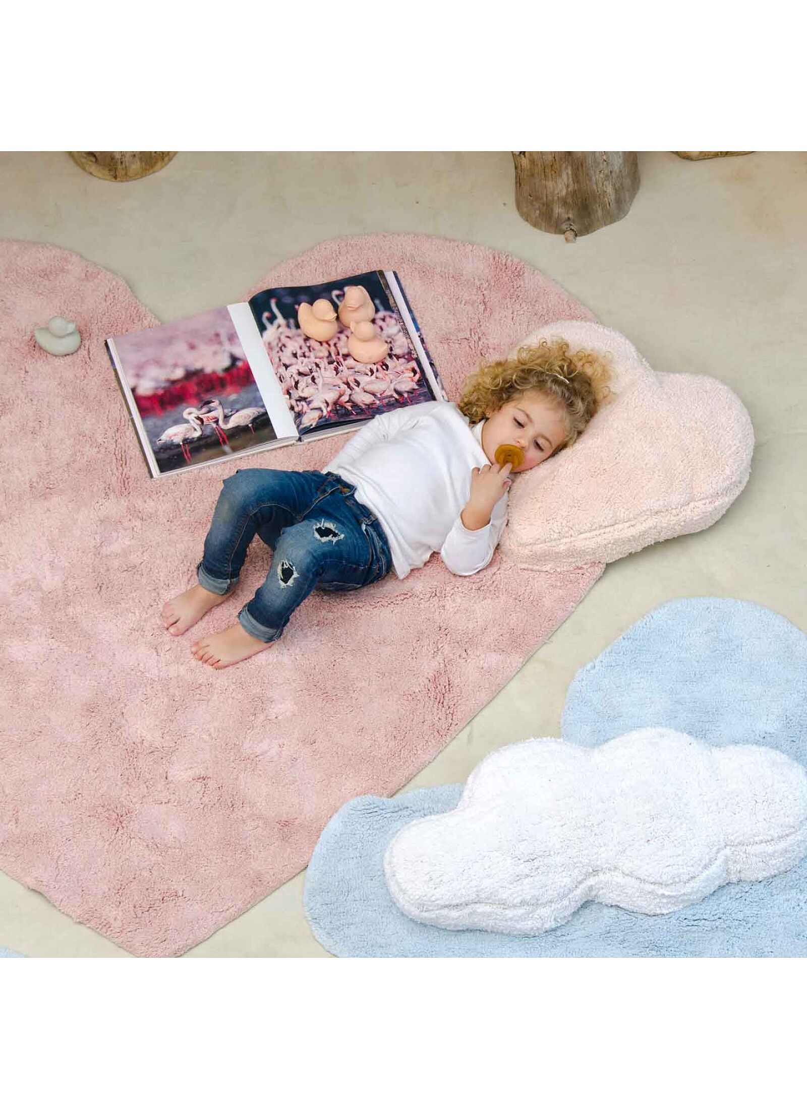 RUG PUFFY LOVE NUDE (160X180)