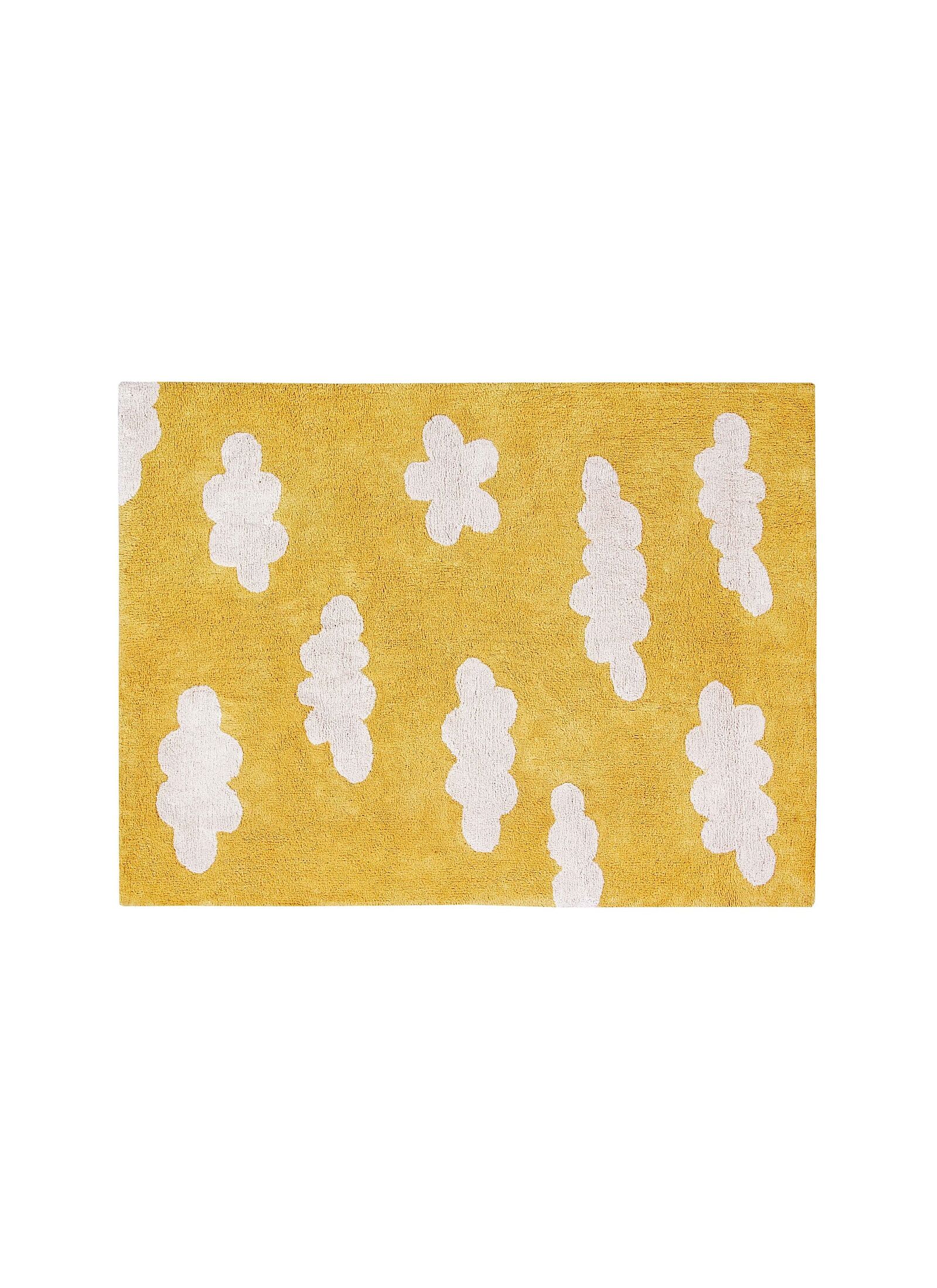 RUG CLOUDS MUSTARD (120X160)