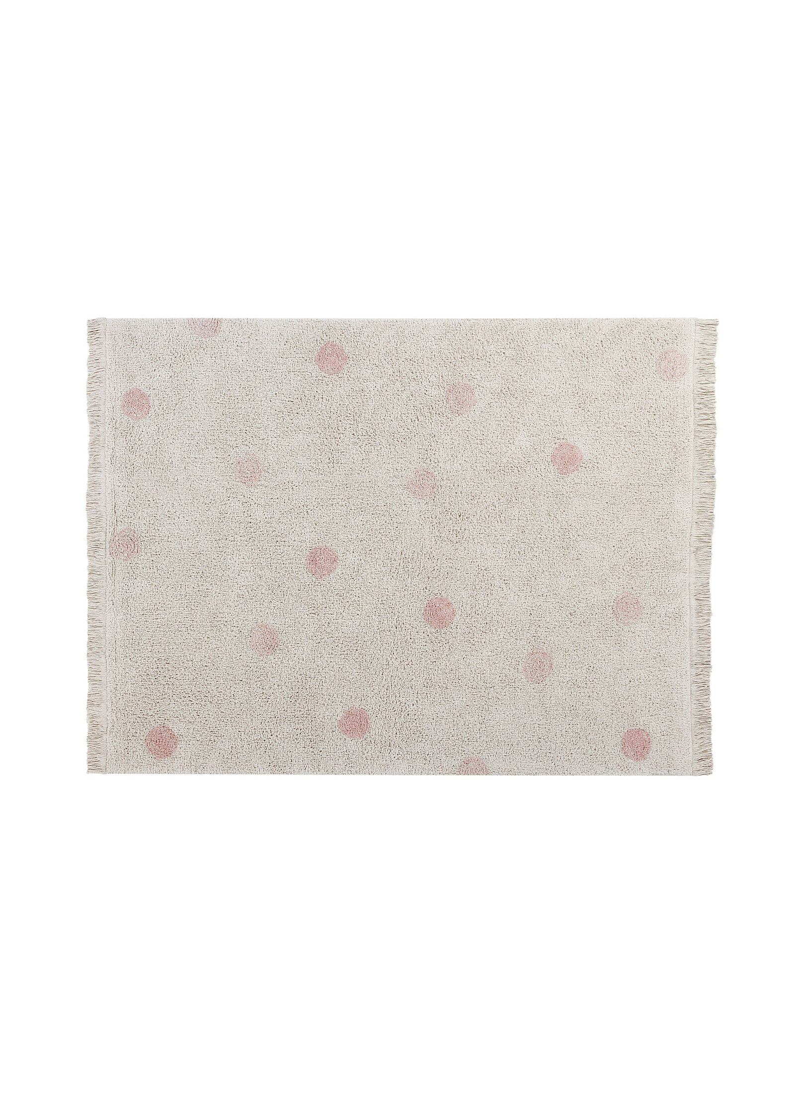 RUG HIPPY DOTS VINTAGE NUDE(120X160)