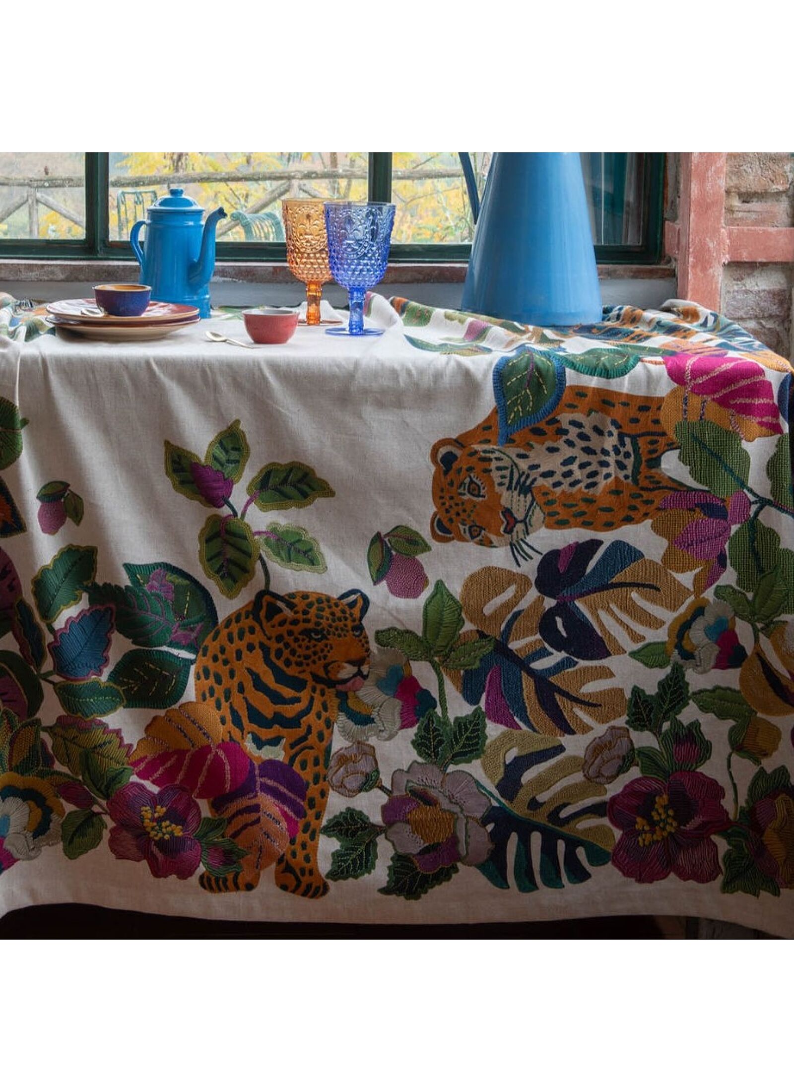 TABLECLOTH LEOLEAF (170Χ170)