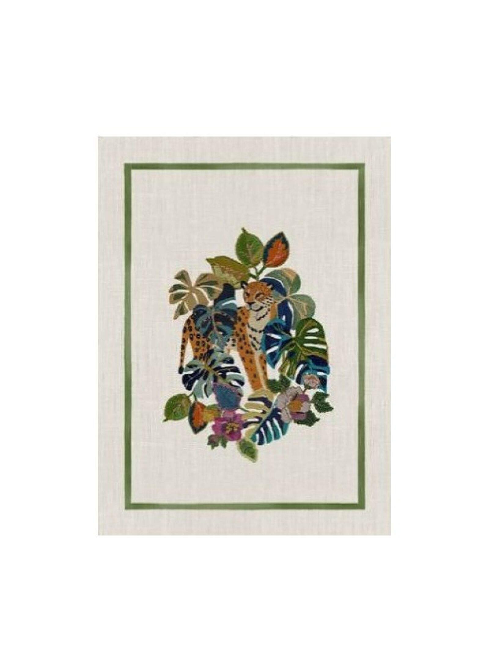 LINEN KITCHEN TOWEL LEOLEAF