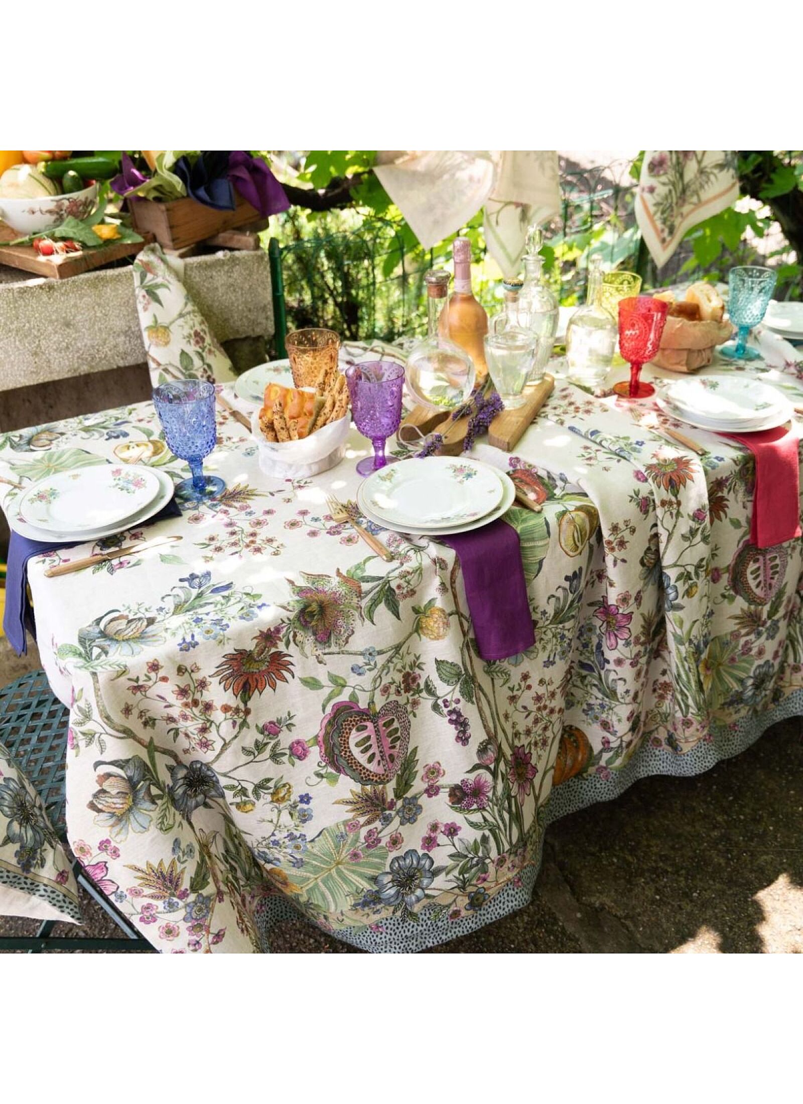 LINEN TABLECLOTH BILOBA (160X230)