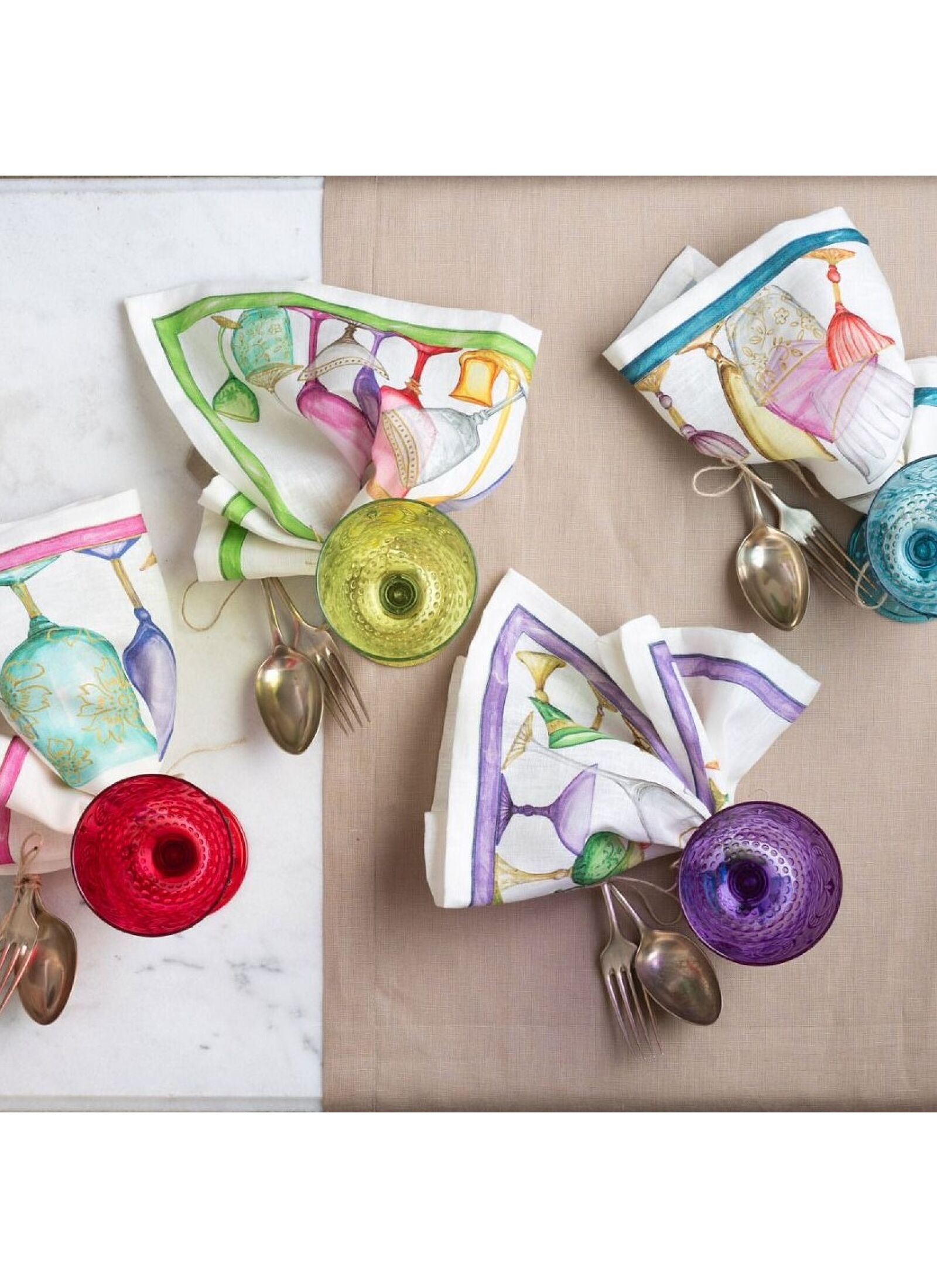 LINEN NAPKINS (4PCS) CIN CIN