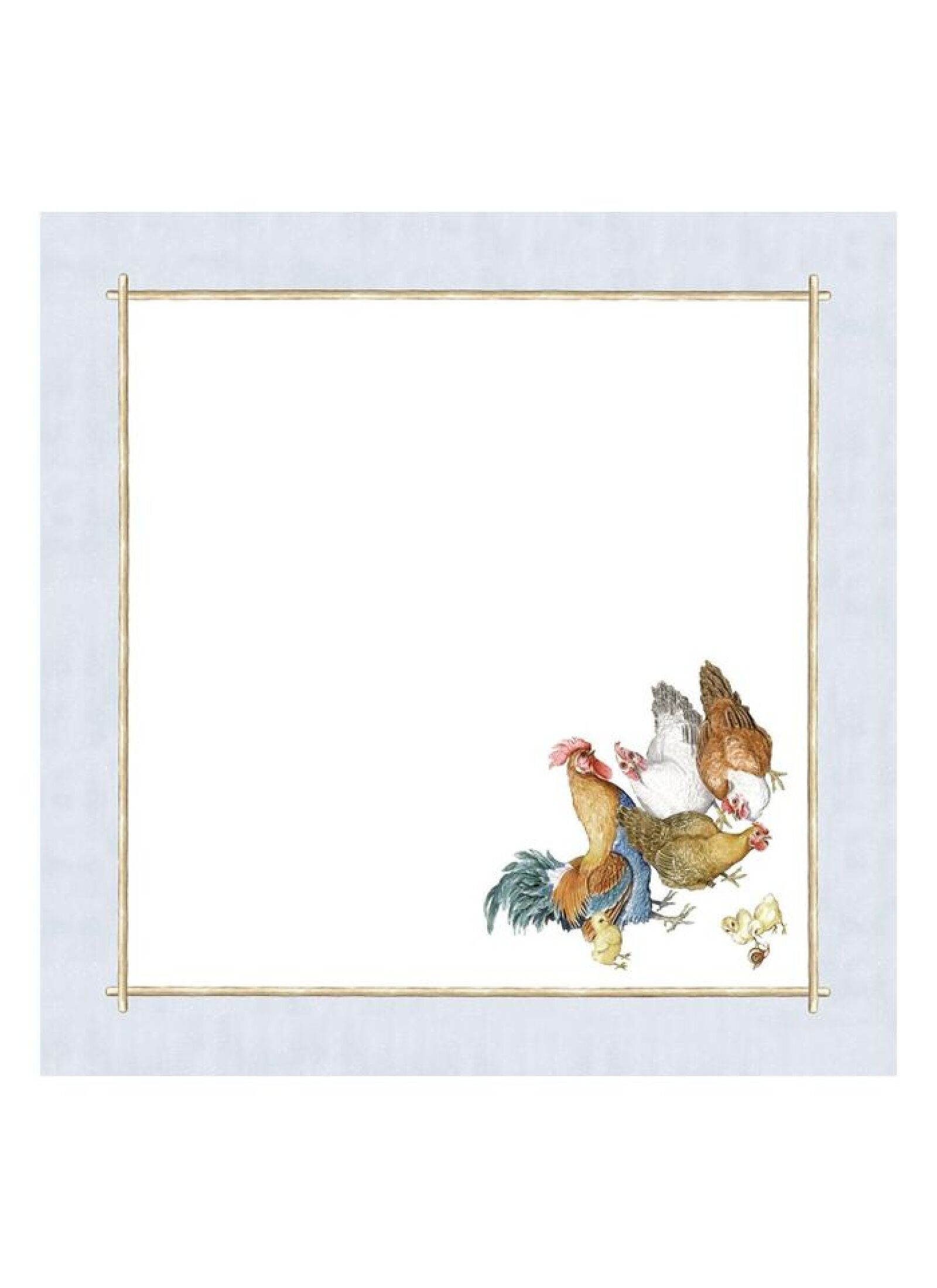 LINEN NAPKINS (4PCS) BARN FRIENDS