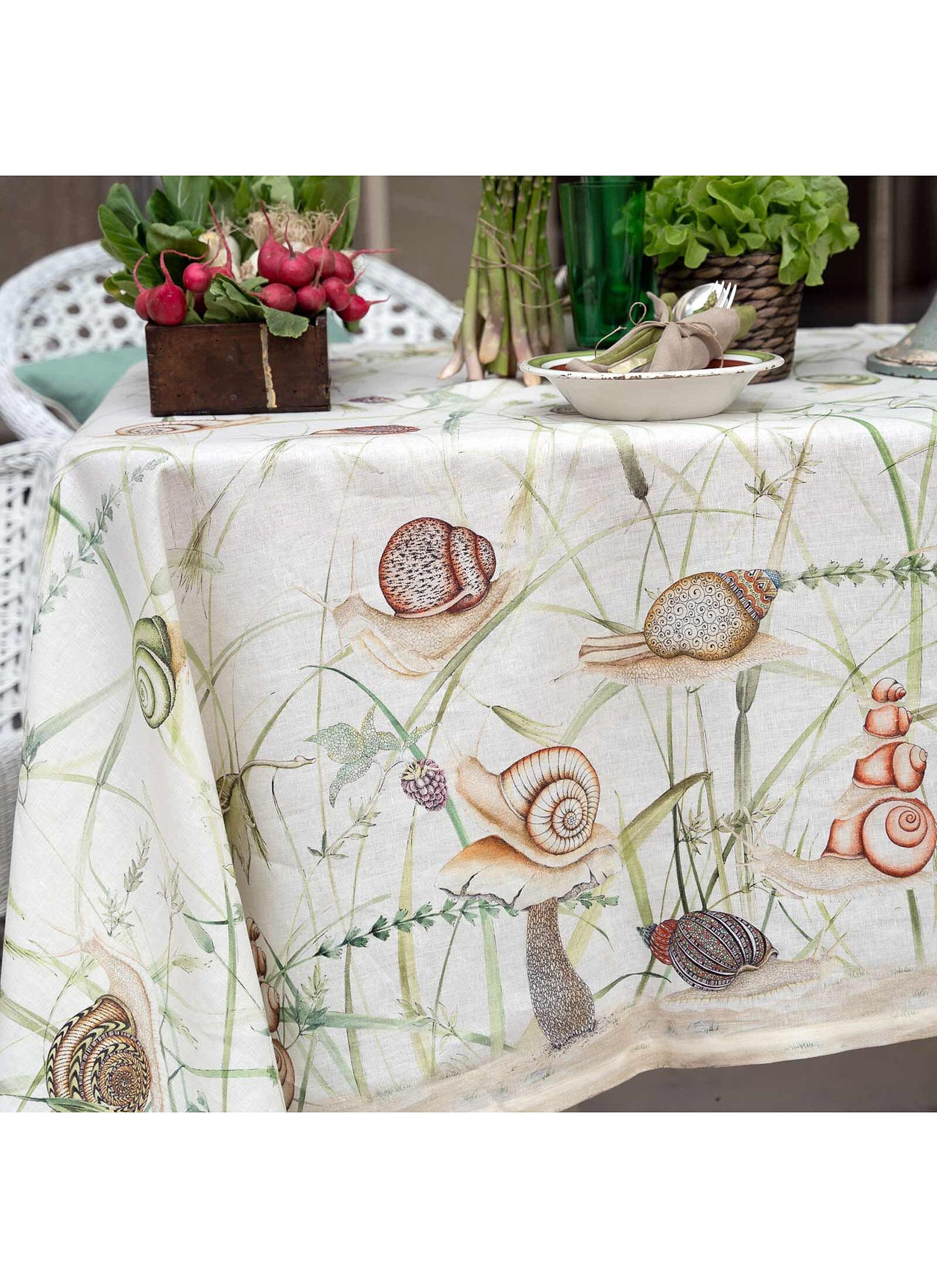 LINEN TABLECLOTH FILODERBA (170X310)